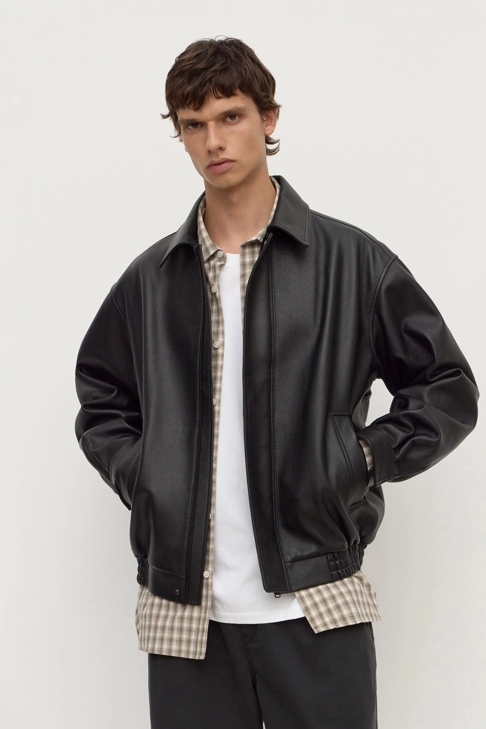 Bank Leather Jacket - Image 2