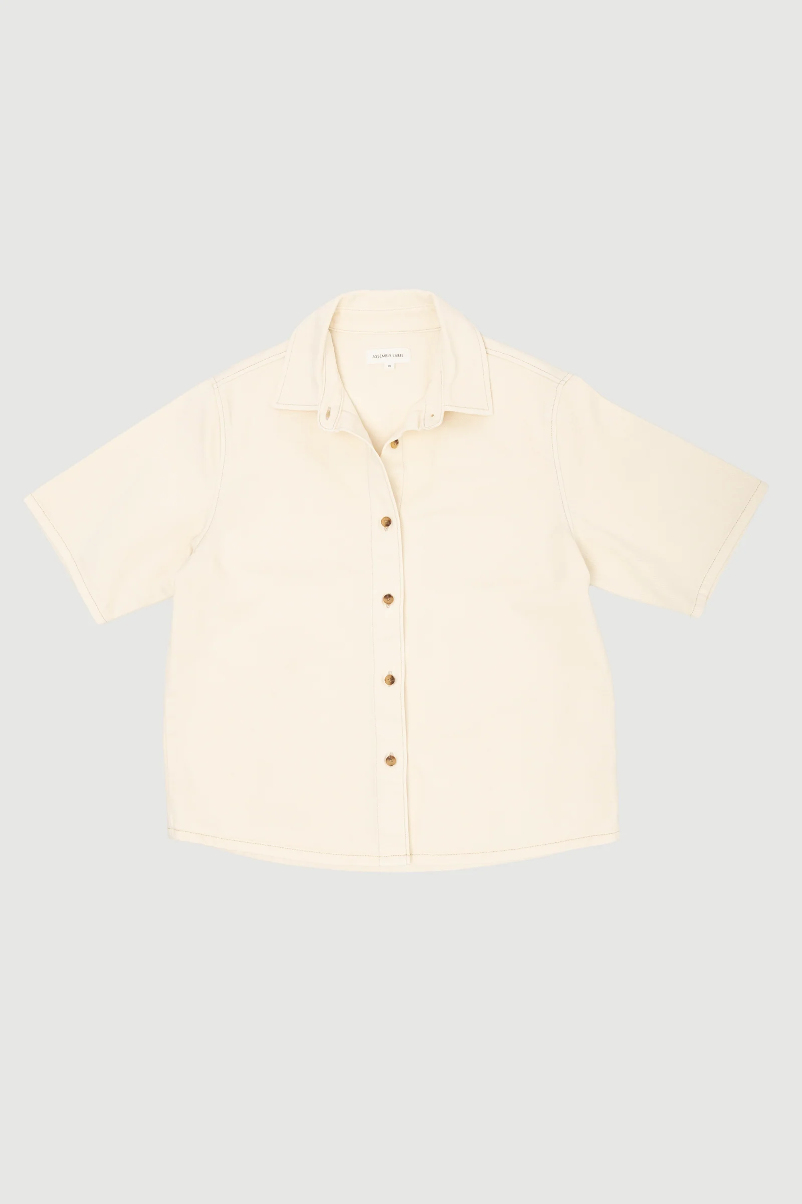 Re-Worn Womens Cotton Denim Boxy Shirt