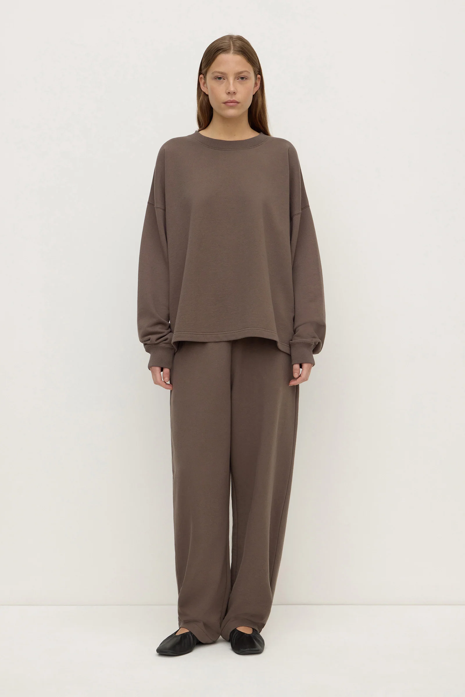 Brushed Cotton Lounge Sweater - Image 4