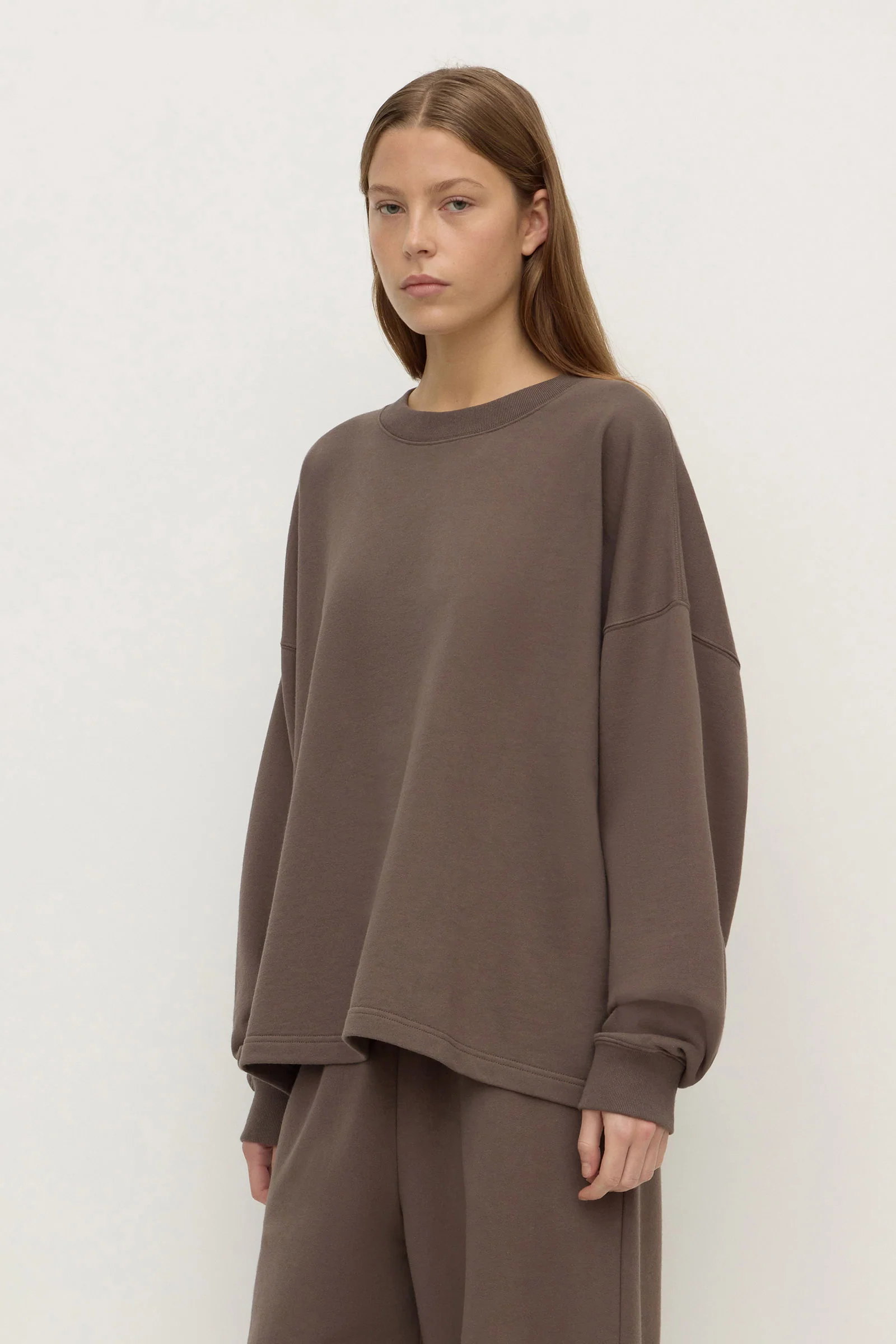 Brushed Cotton Lounge Sweater - Image 5