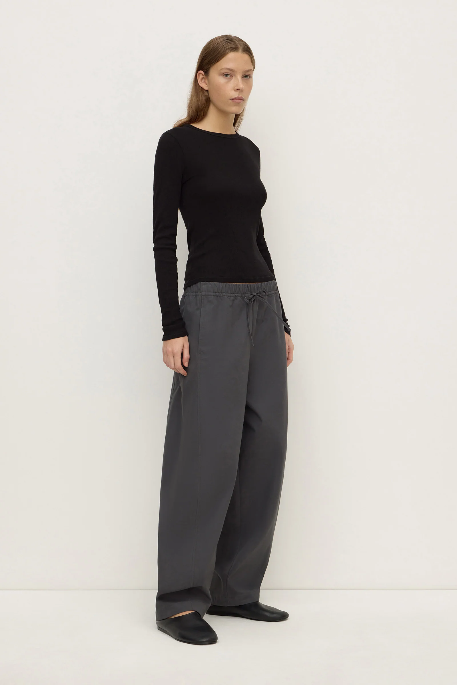 Brynn Brushed Cotton Twill Pant - Image 4