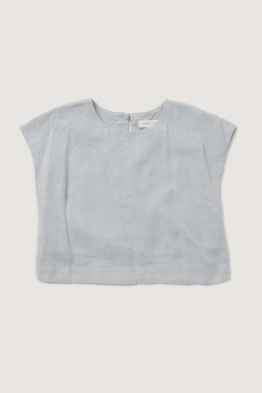 Re-Worn Womens Linen Textured Top