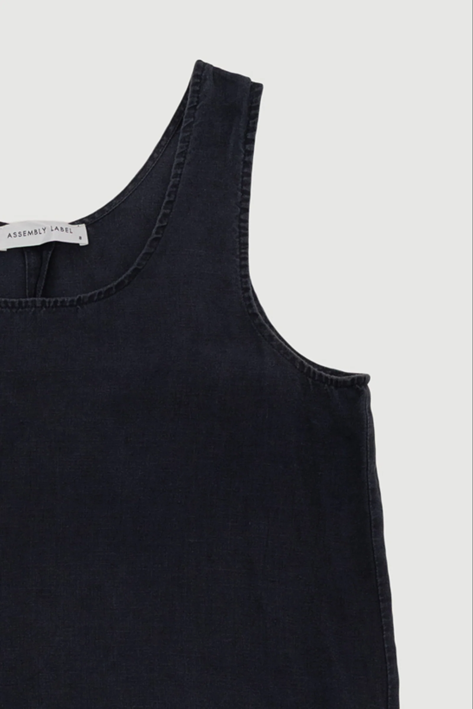 Re-Worn Womens Linen Dress - Image 2