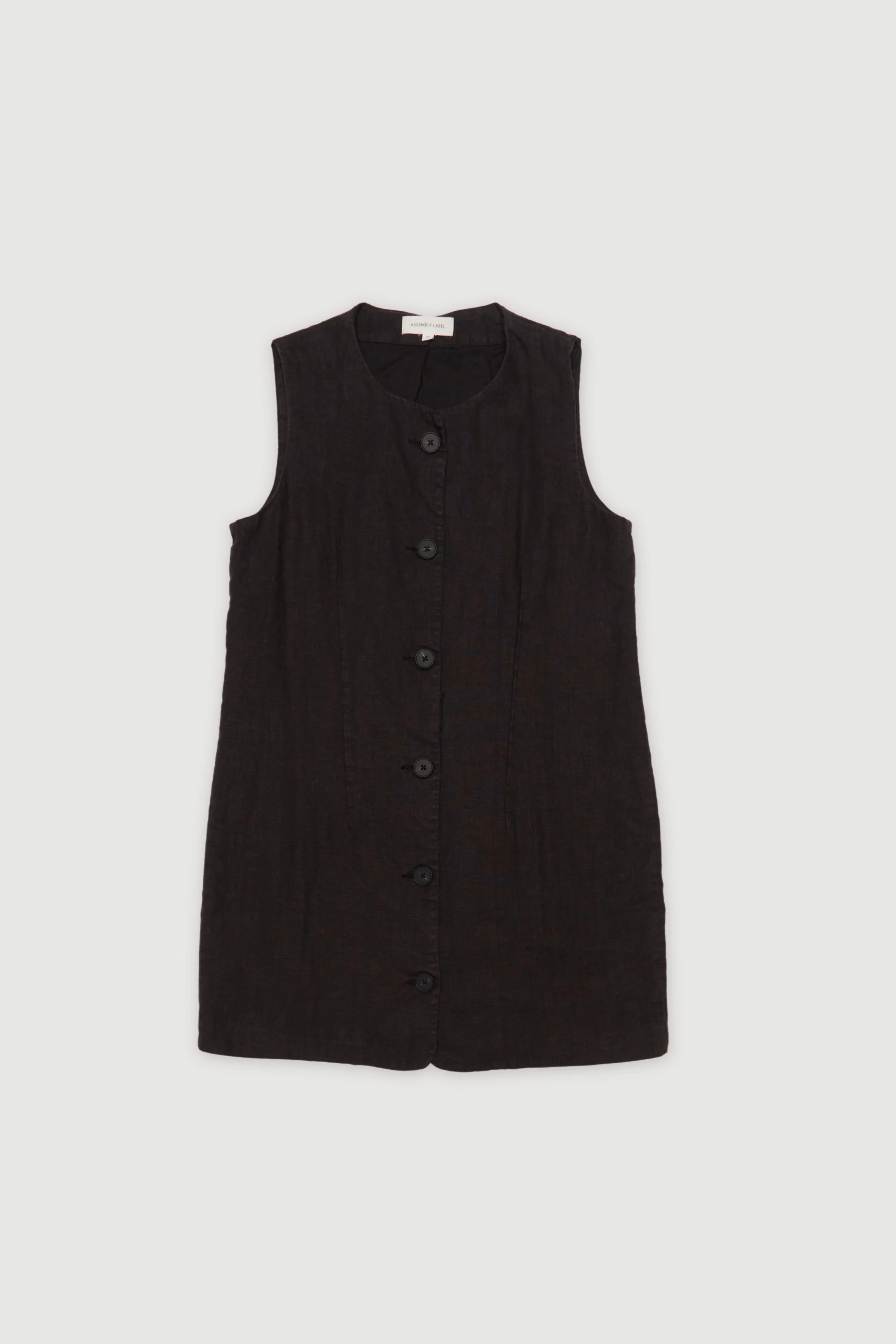 Re-Worn Womens Linen Dress