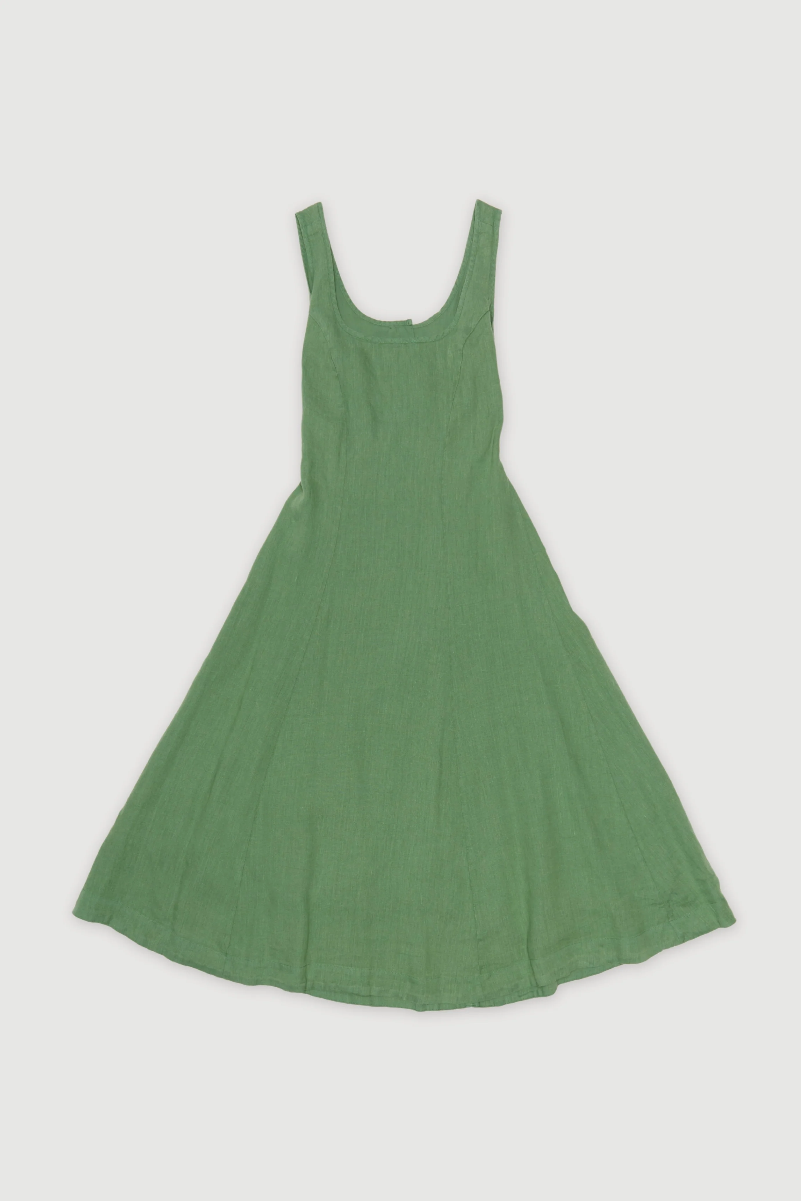 Re-Worn Womens Linen Textured Dress