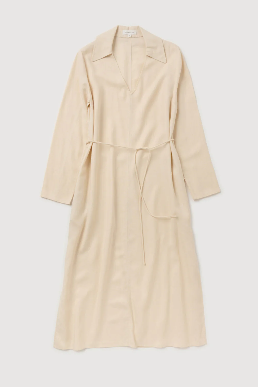 Re-Worn Womens Linen Blend Textured Dress