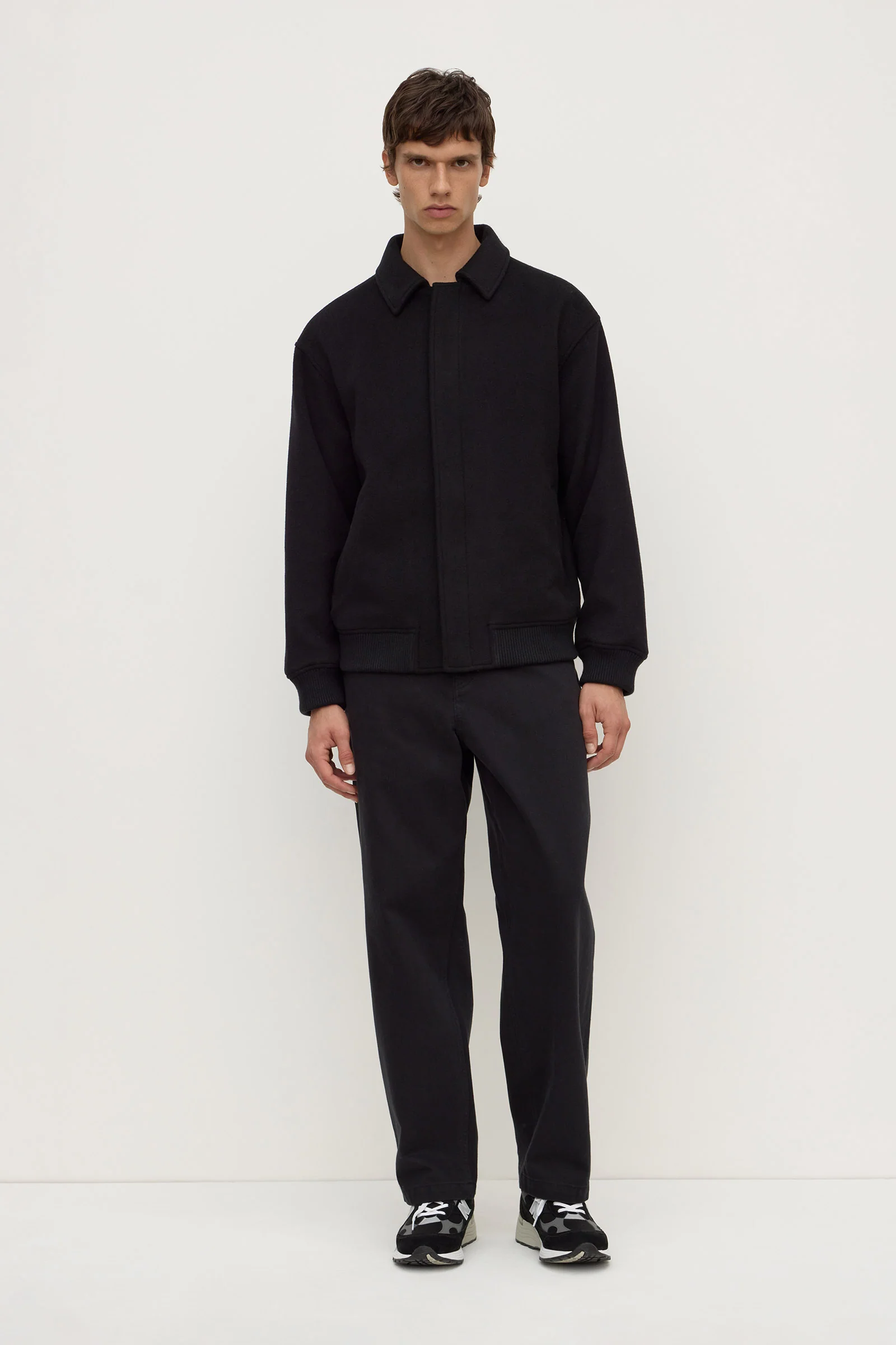 Harrington Wool Bomber Jacket - Image 3