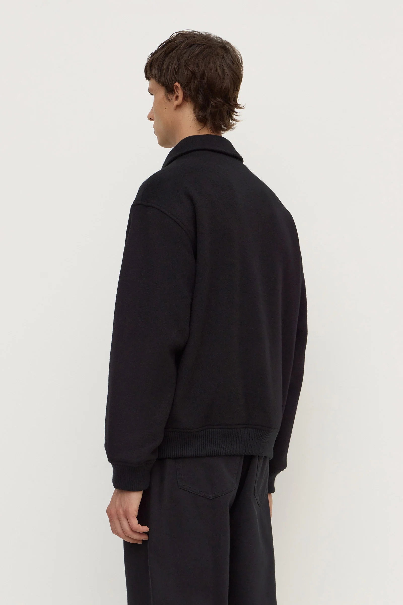Harrington Wool Bomber Jacket - Image 5