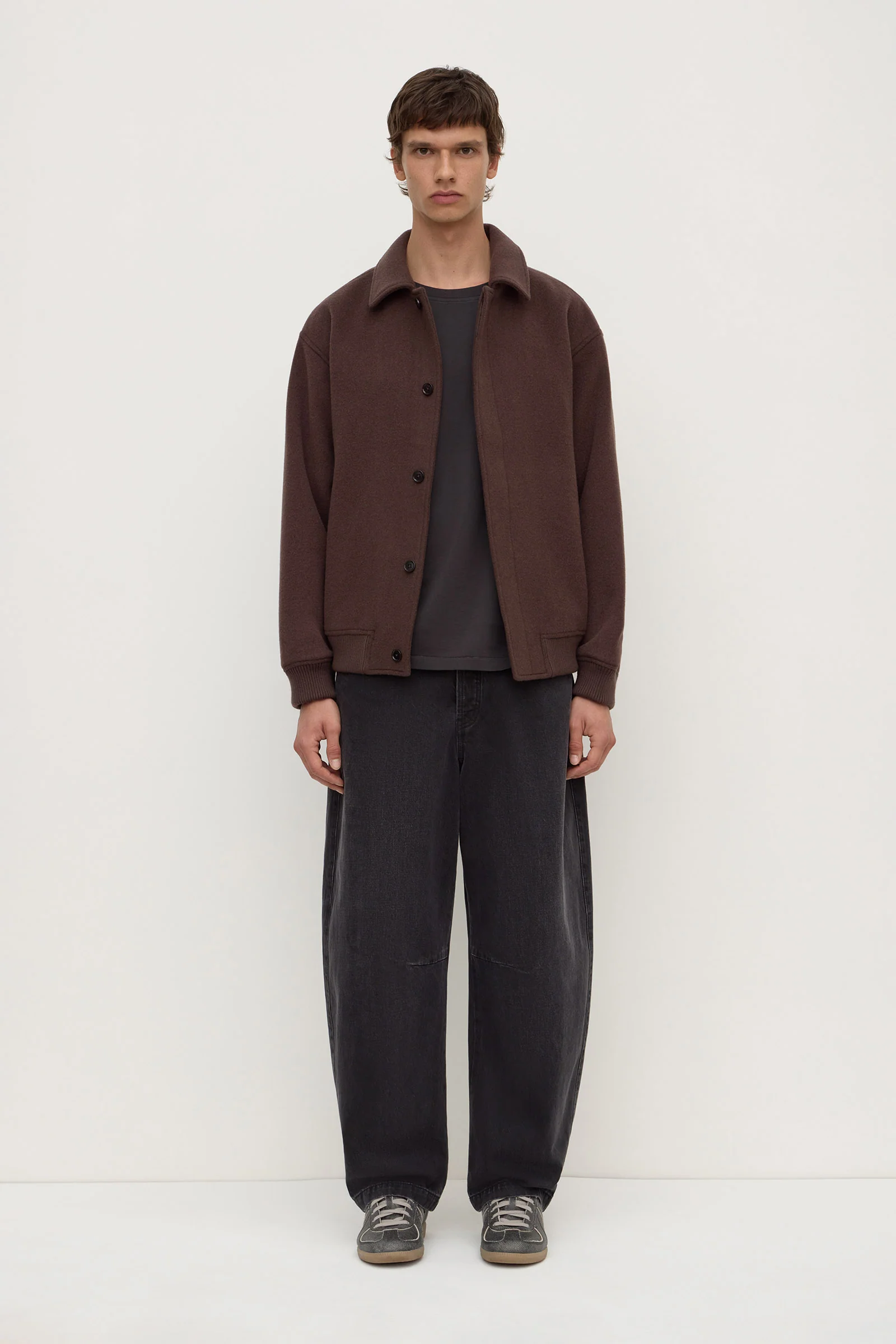 Harrington Wool Bomber Jacket