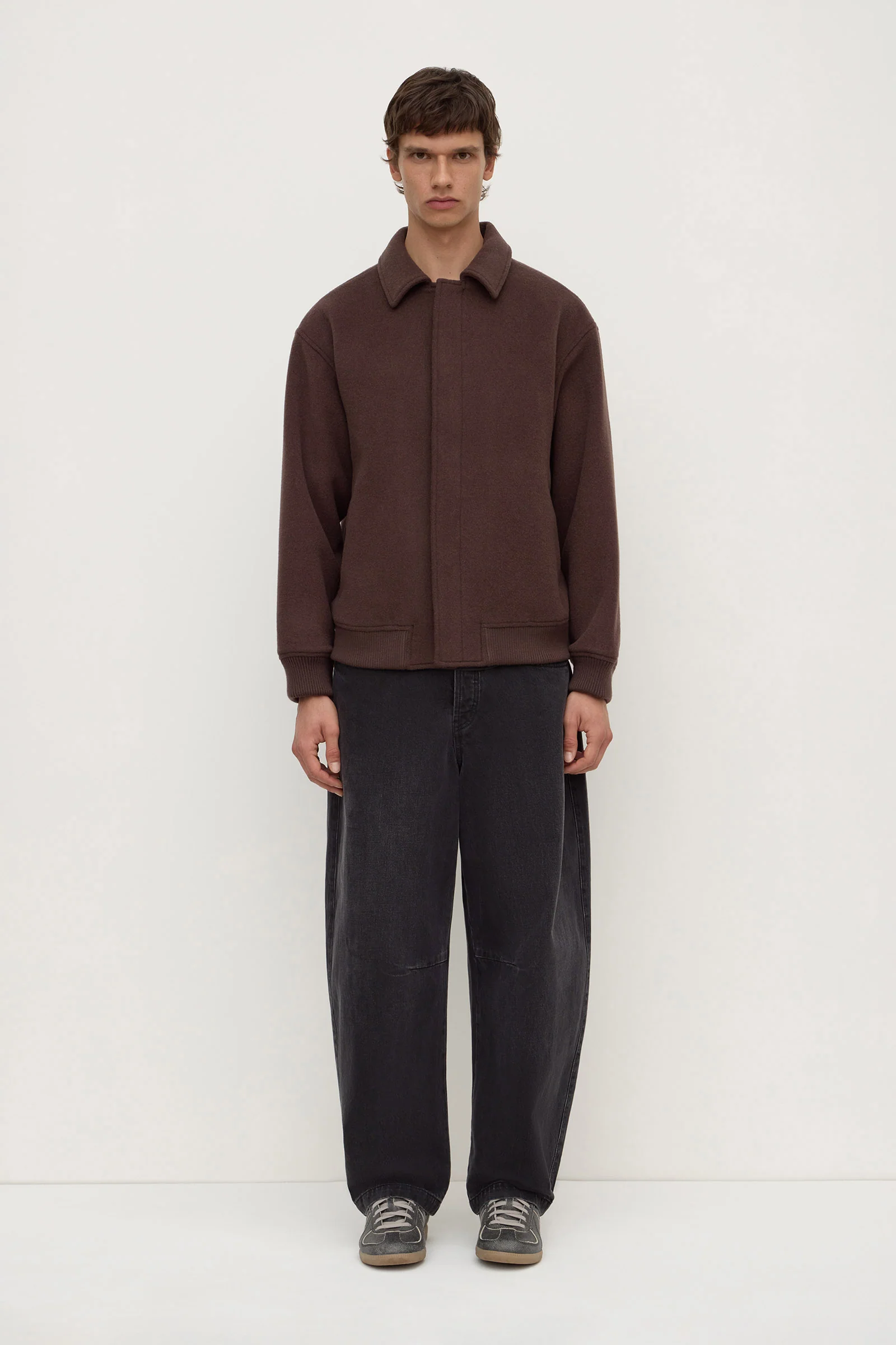 Harrington Wool Bomber Jacket - Image 3