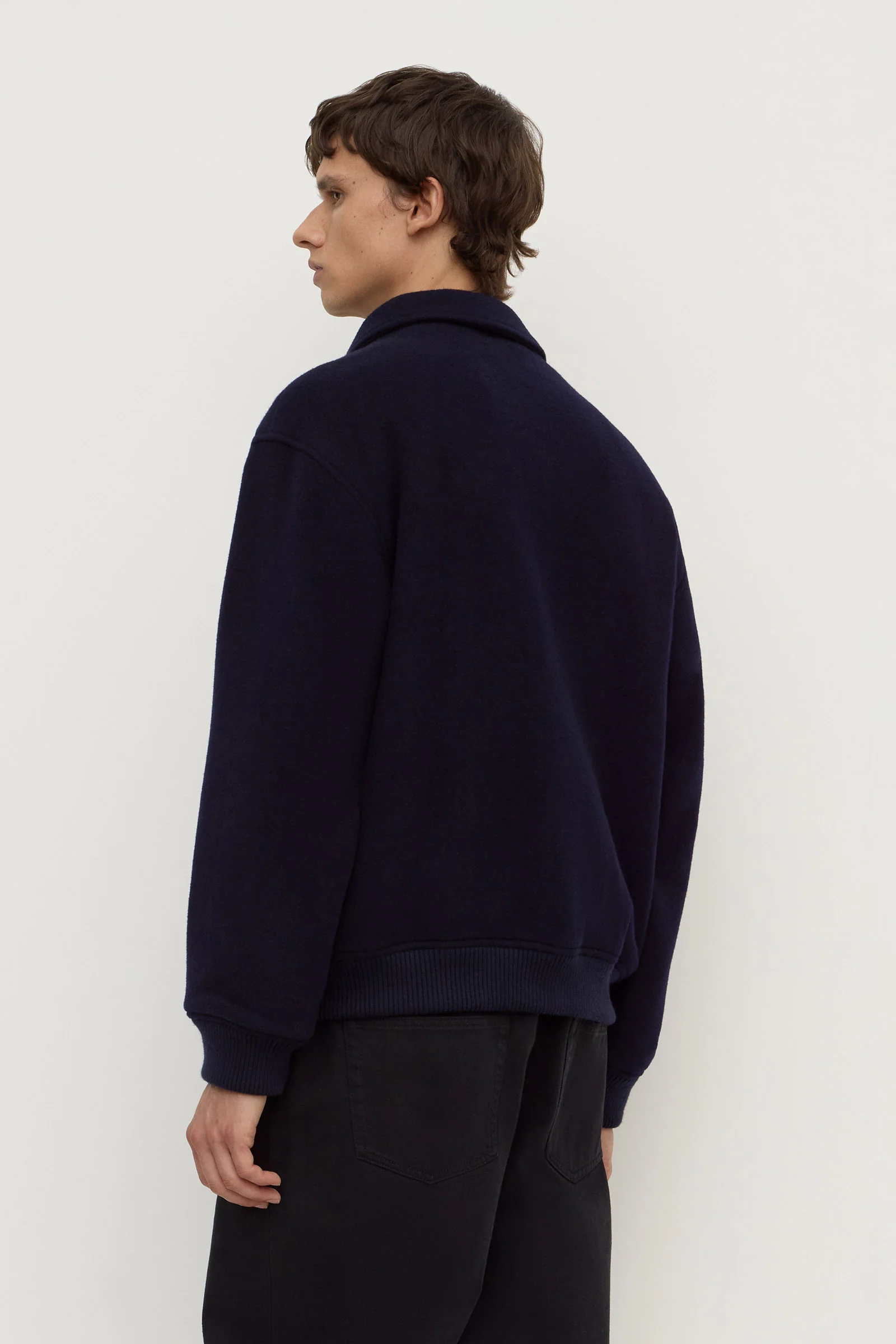 Harrington Wool Bomber Jacket - Image 6