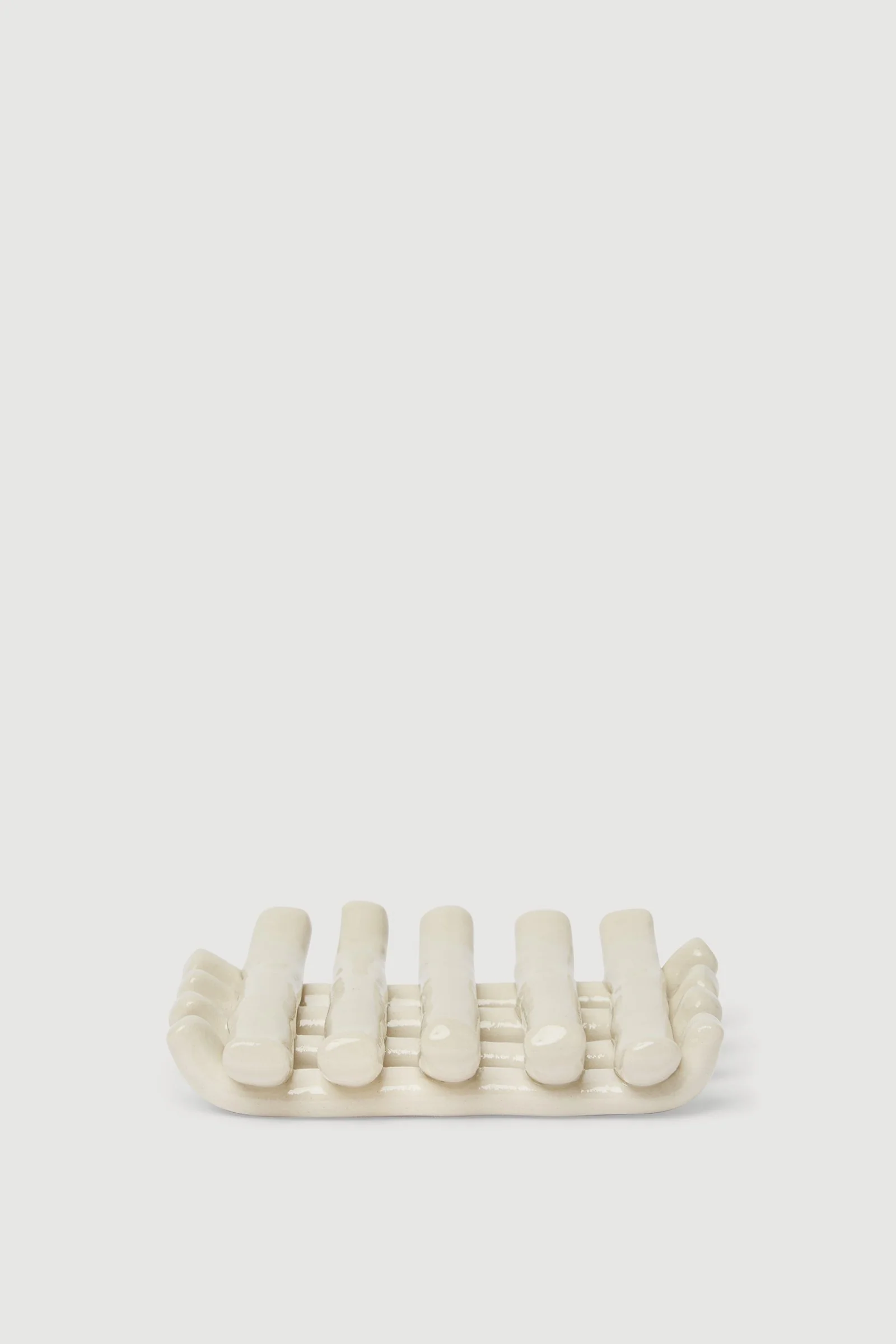 Jedda Clay Grid Soap Dish