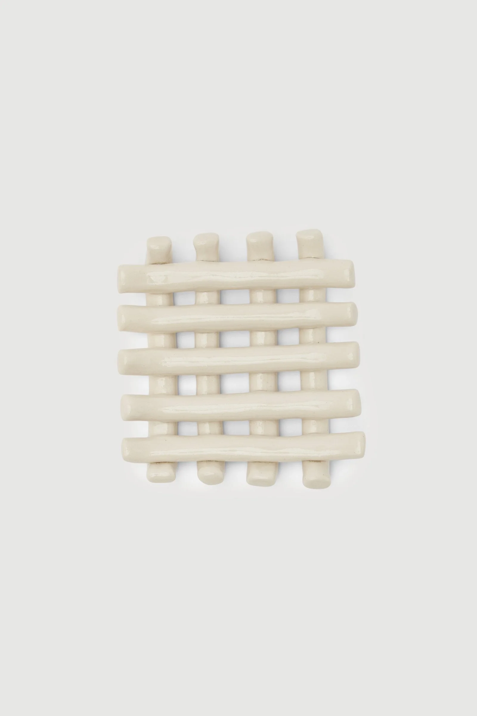 Jedda Clay Grid Soap Dish - Image 2