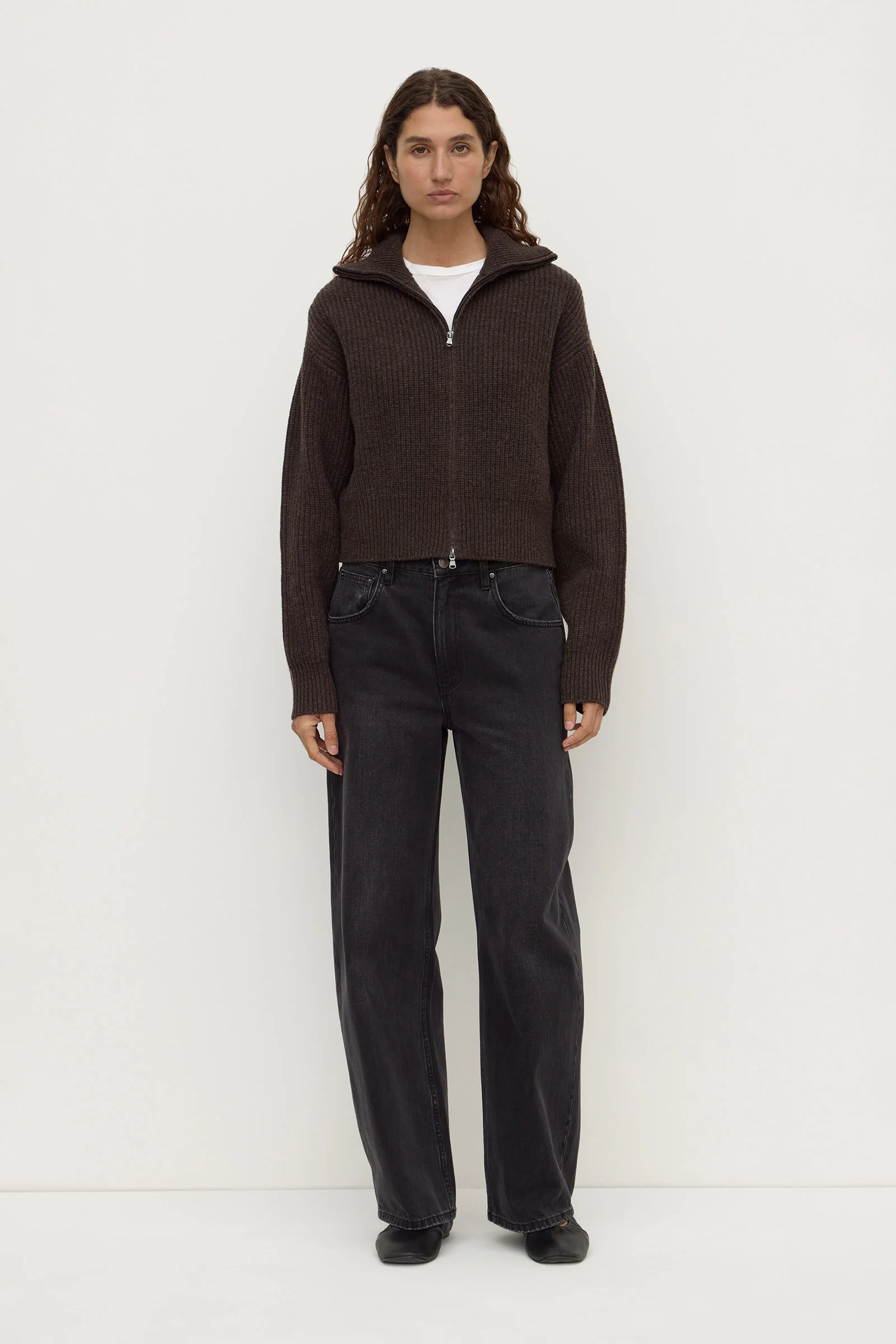 Kaia Wool Zip Sweater - Image 3
