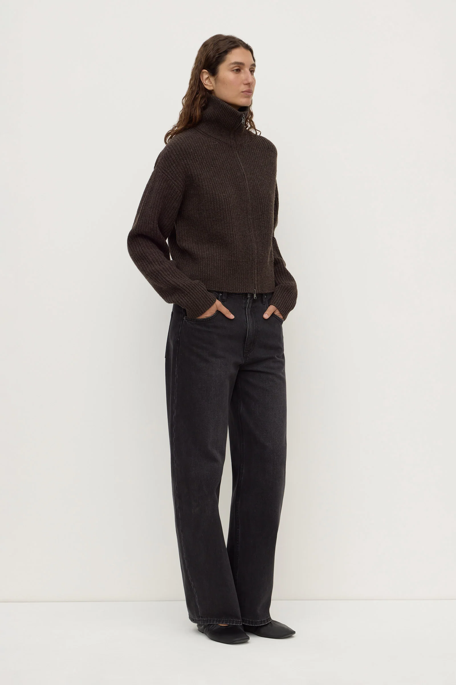 Kaia Wool Zip Sweater - Image 4
