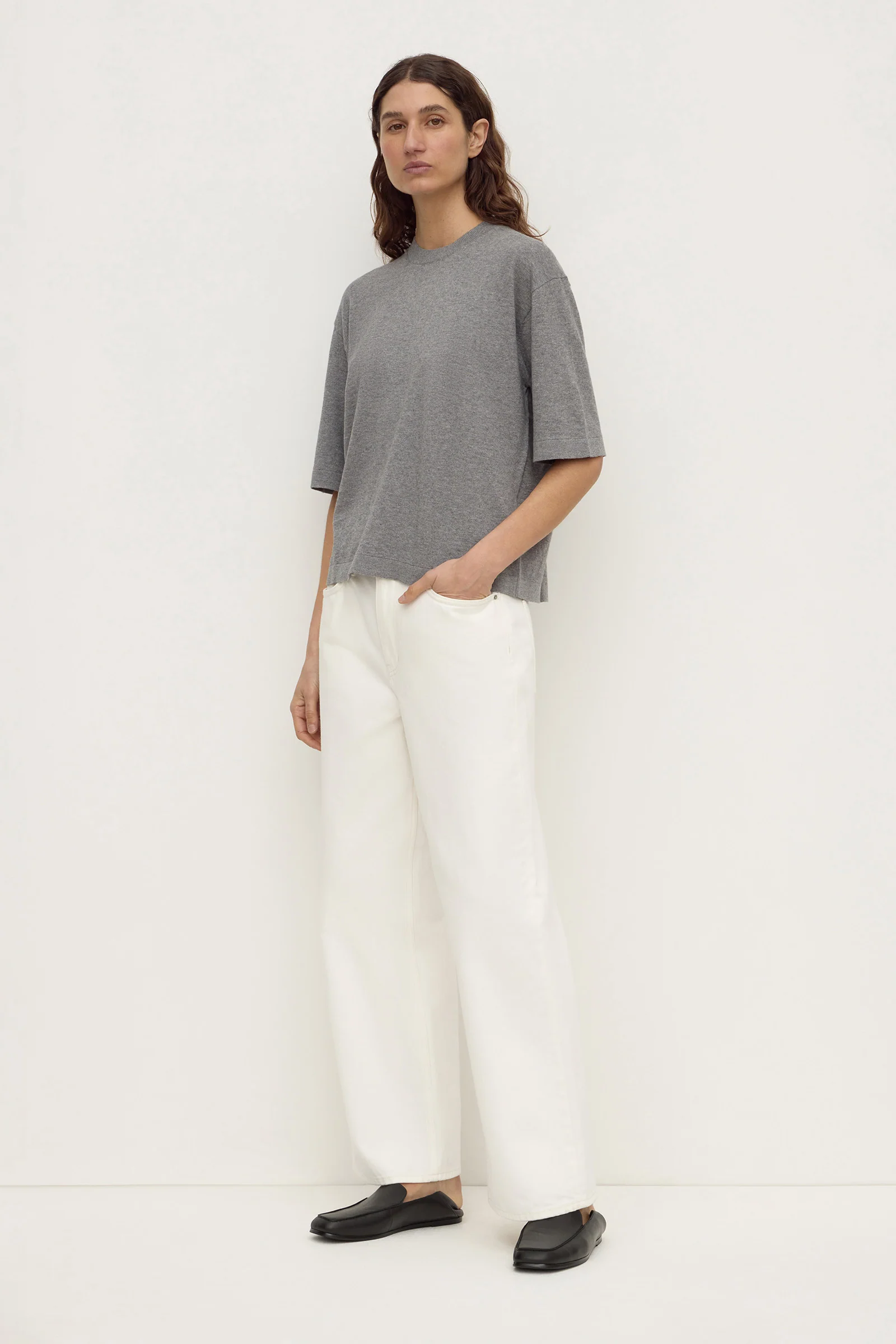 Kensy Cotton Cashmere Tee - Image 3