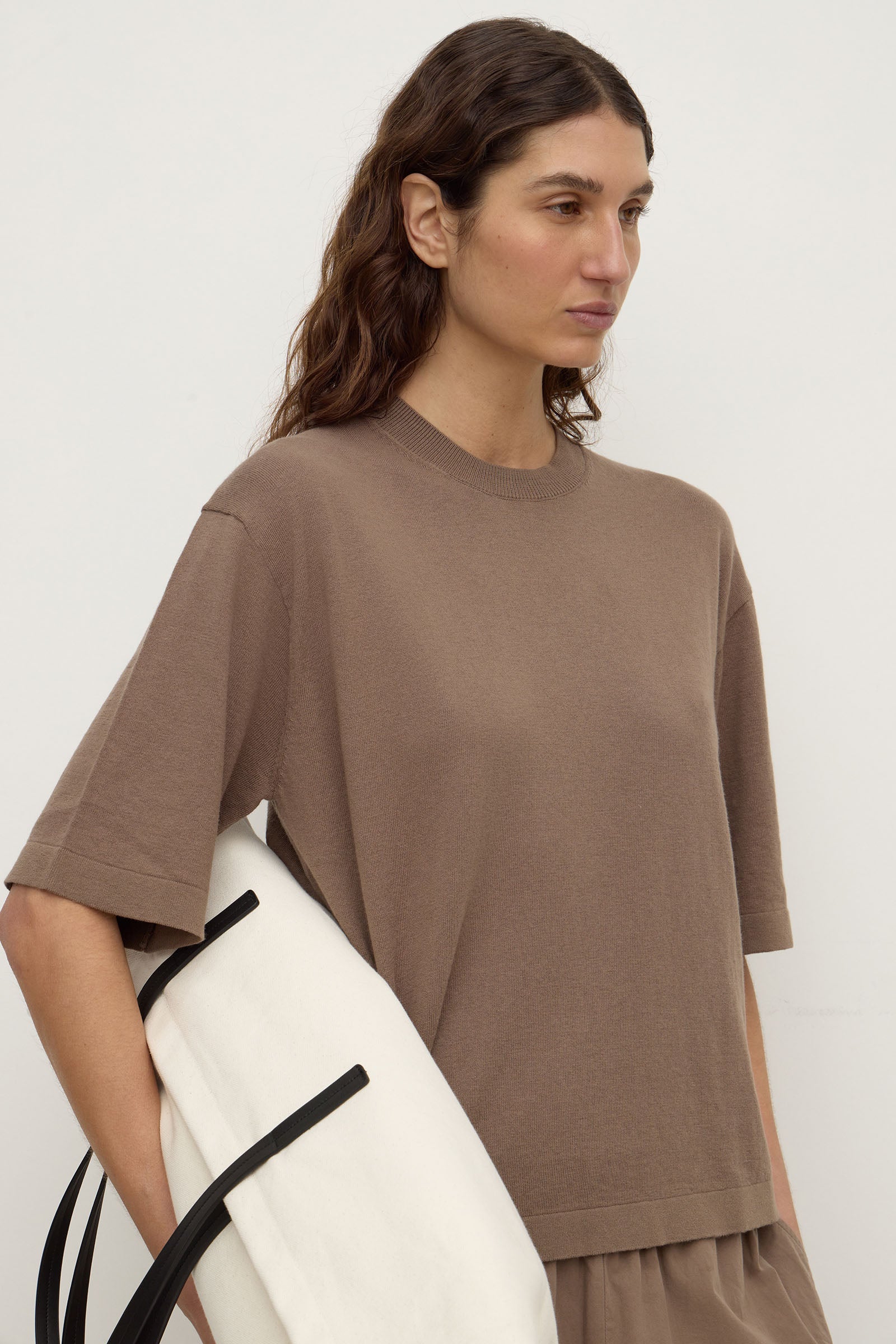 Kensy Cotton Cashmere Tee - Image 2