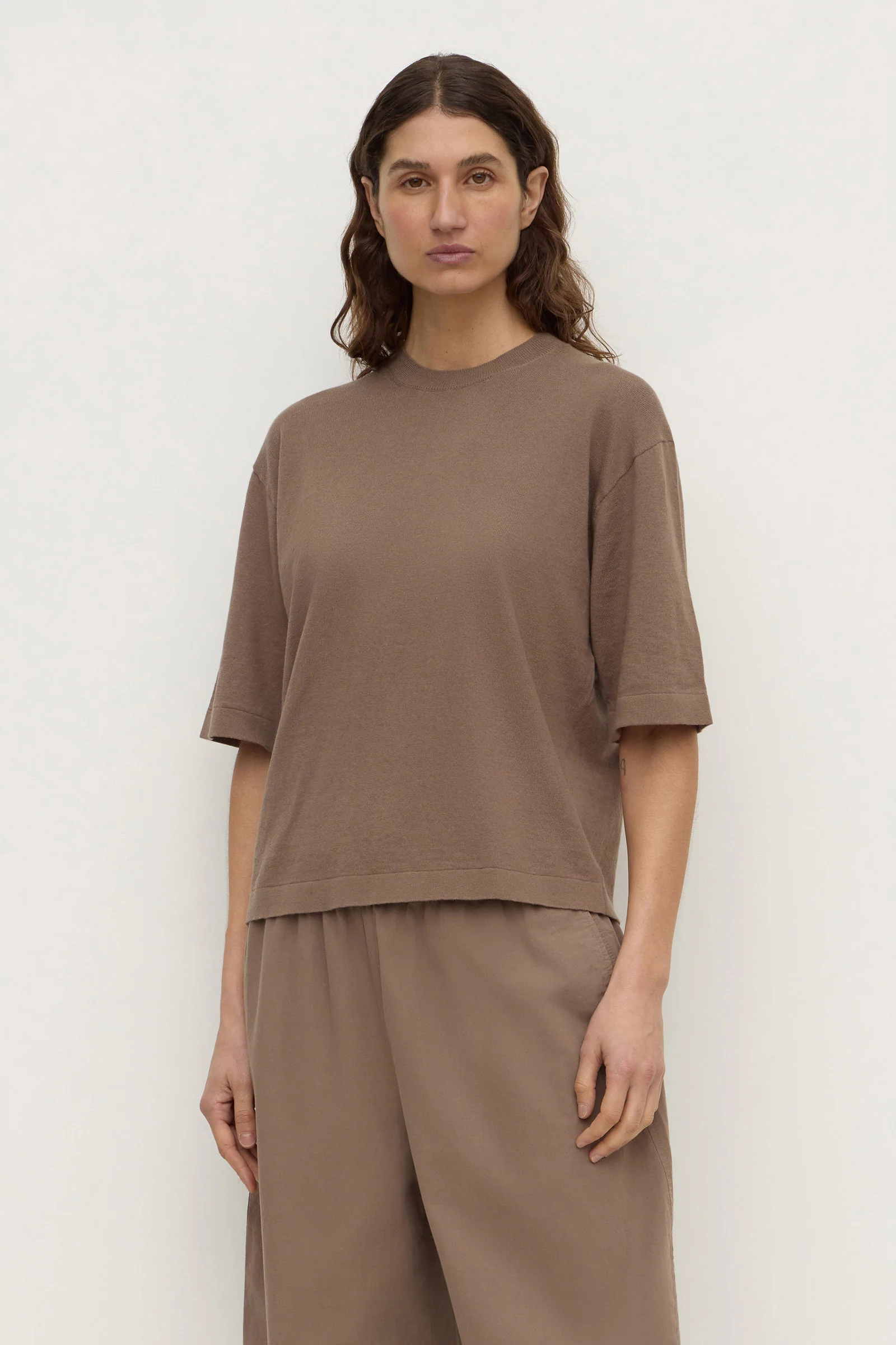 Kensy Cotton Cashmere Tee - Image 5