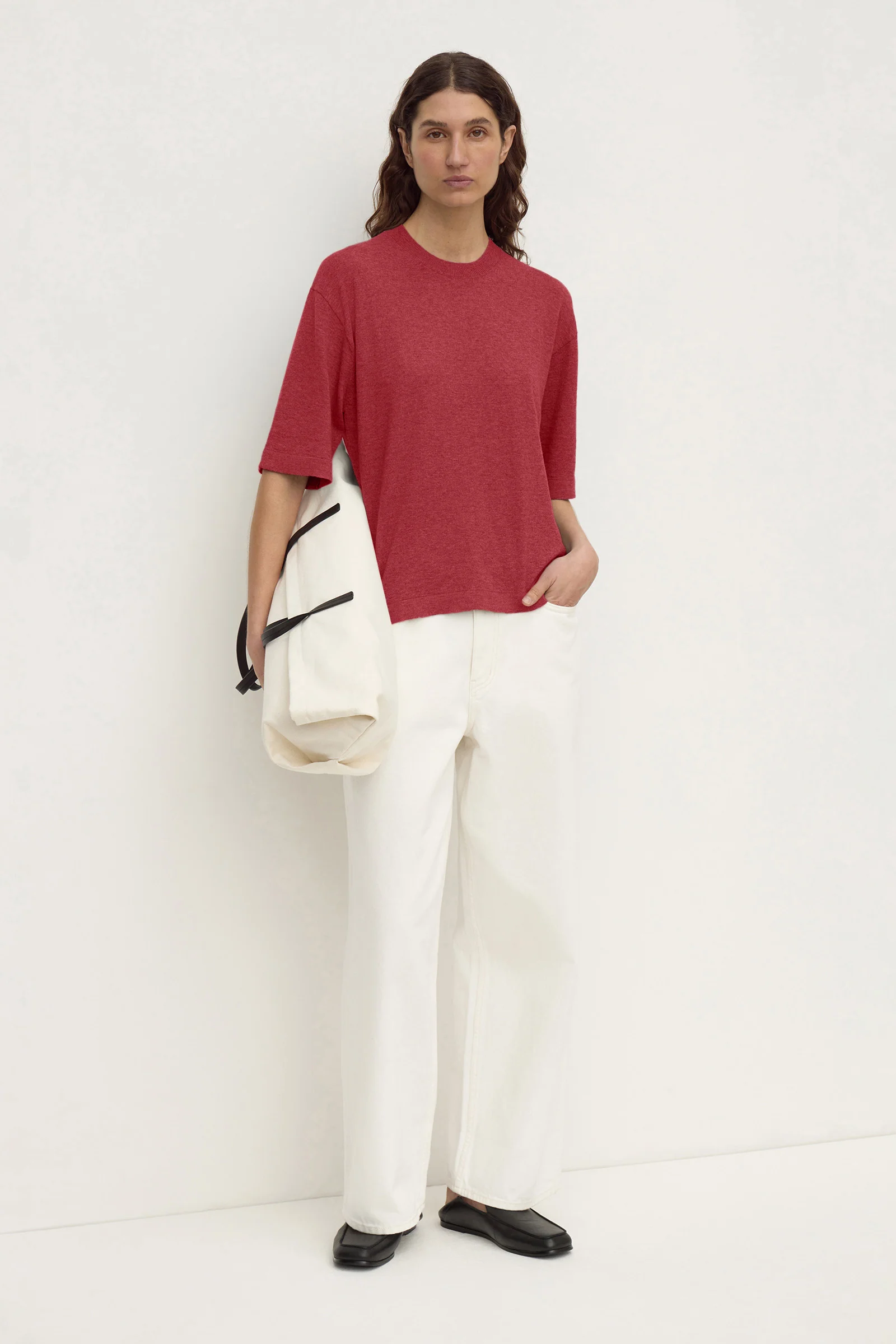 Kensy Cotton Cashmere Tee - Image 3