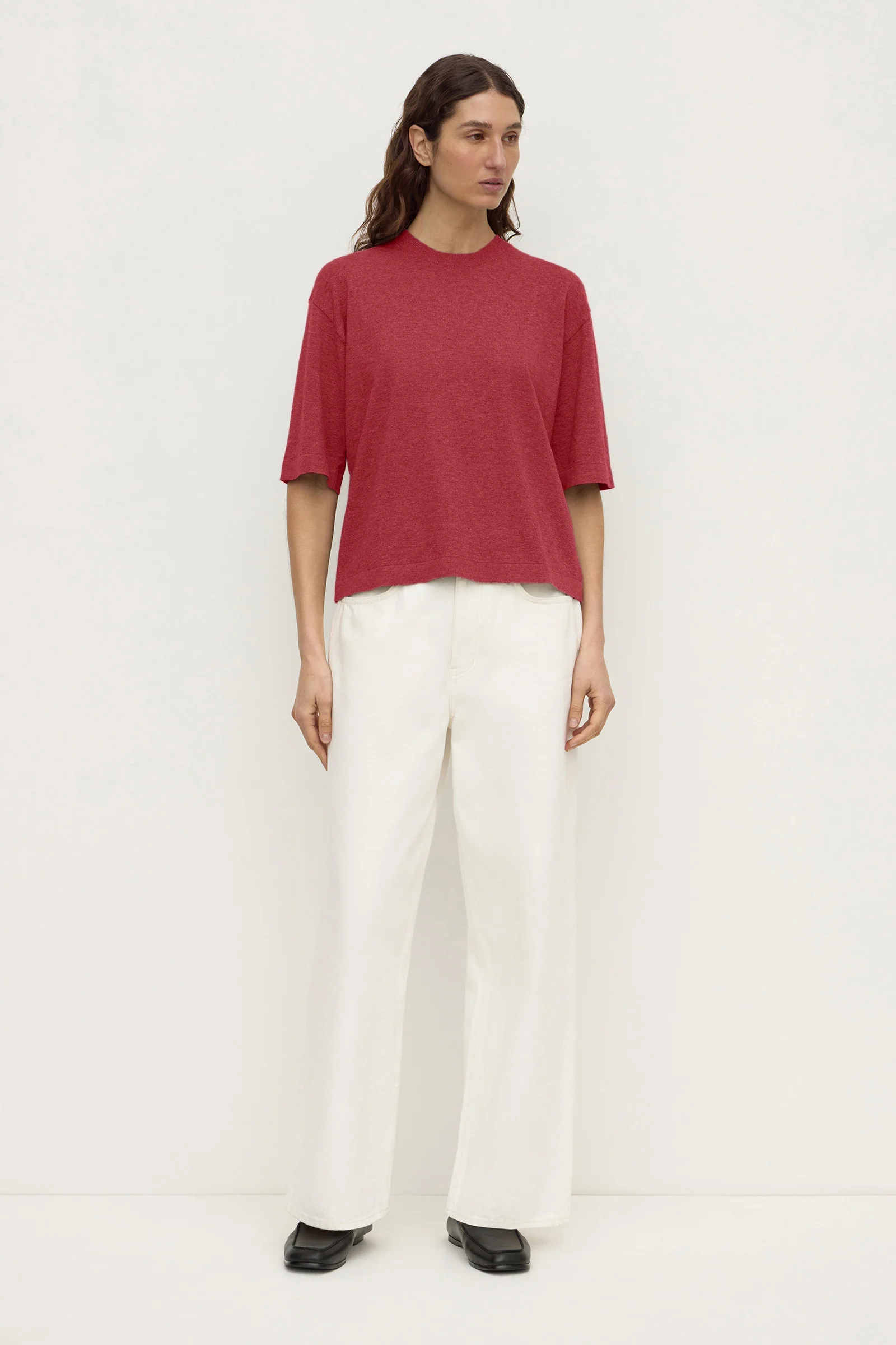 Kensy Cotton Cashmere Tee - Image 4