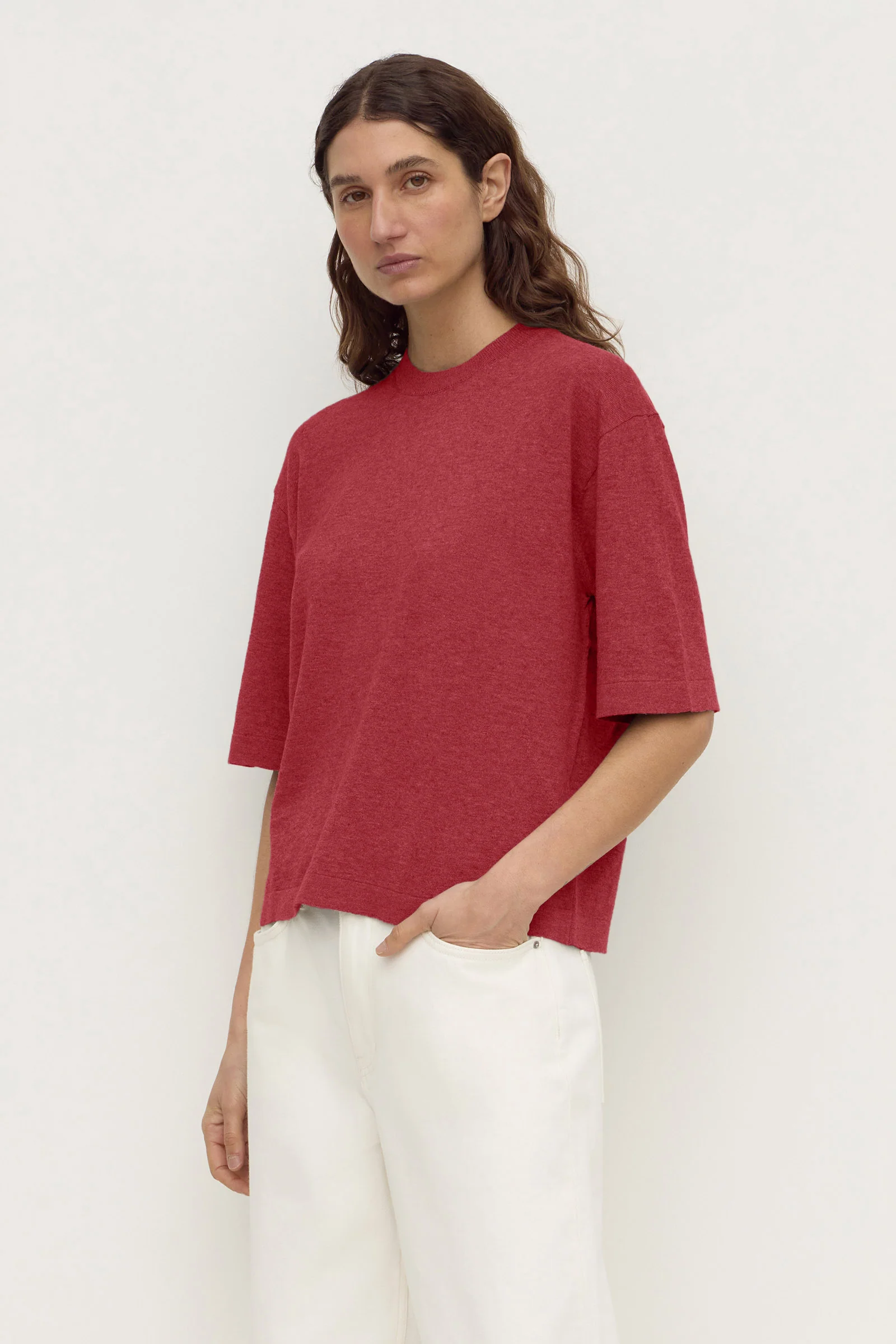 Kensy Cotton Cashmere Tee - Image 5