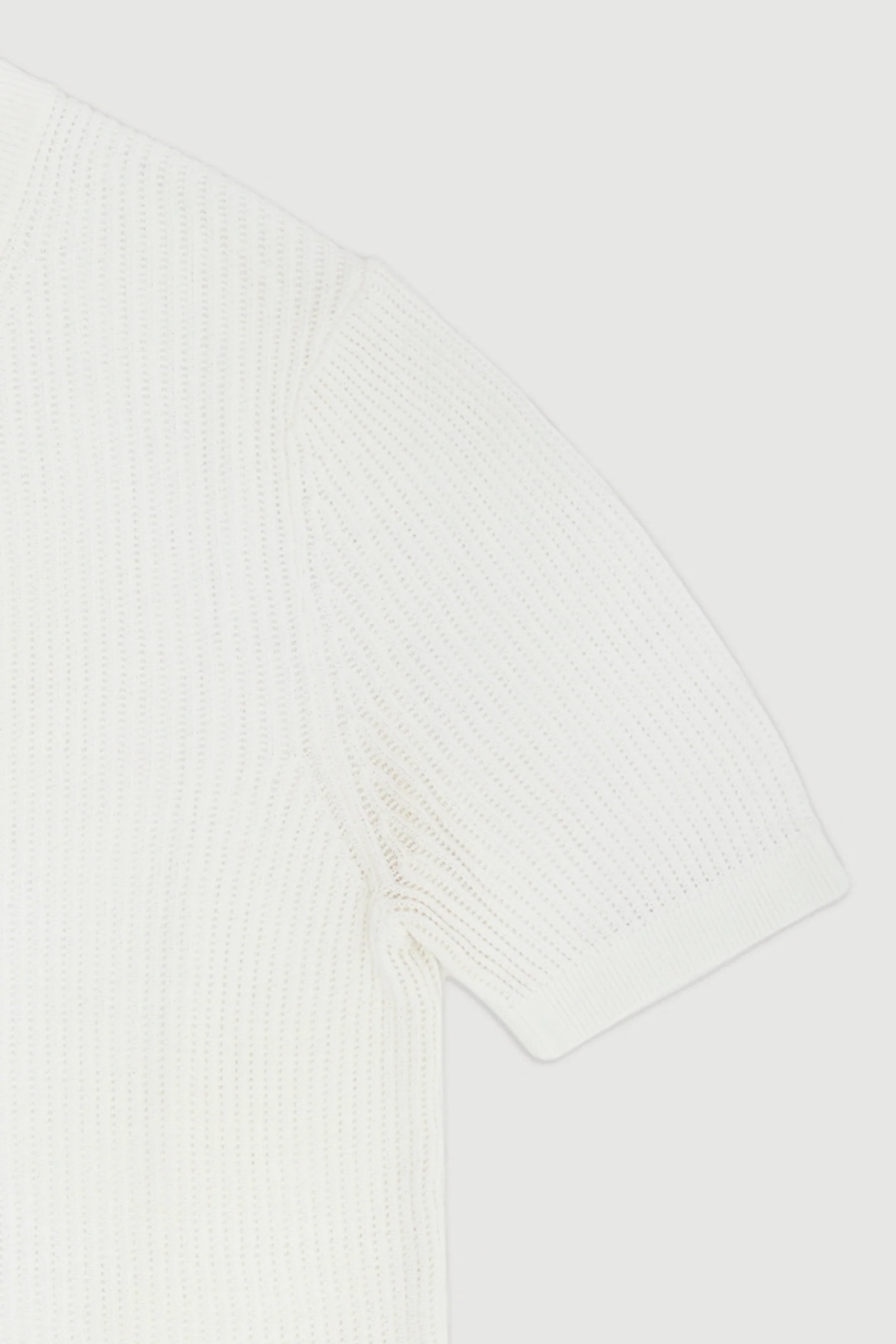 Re-Worn Womens Cotton Blend Textured Knit Shirt - Image 2