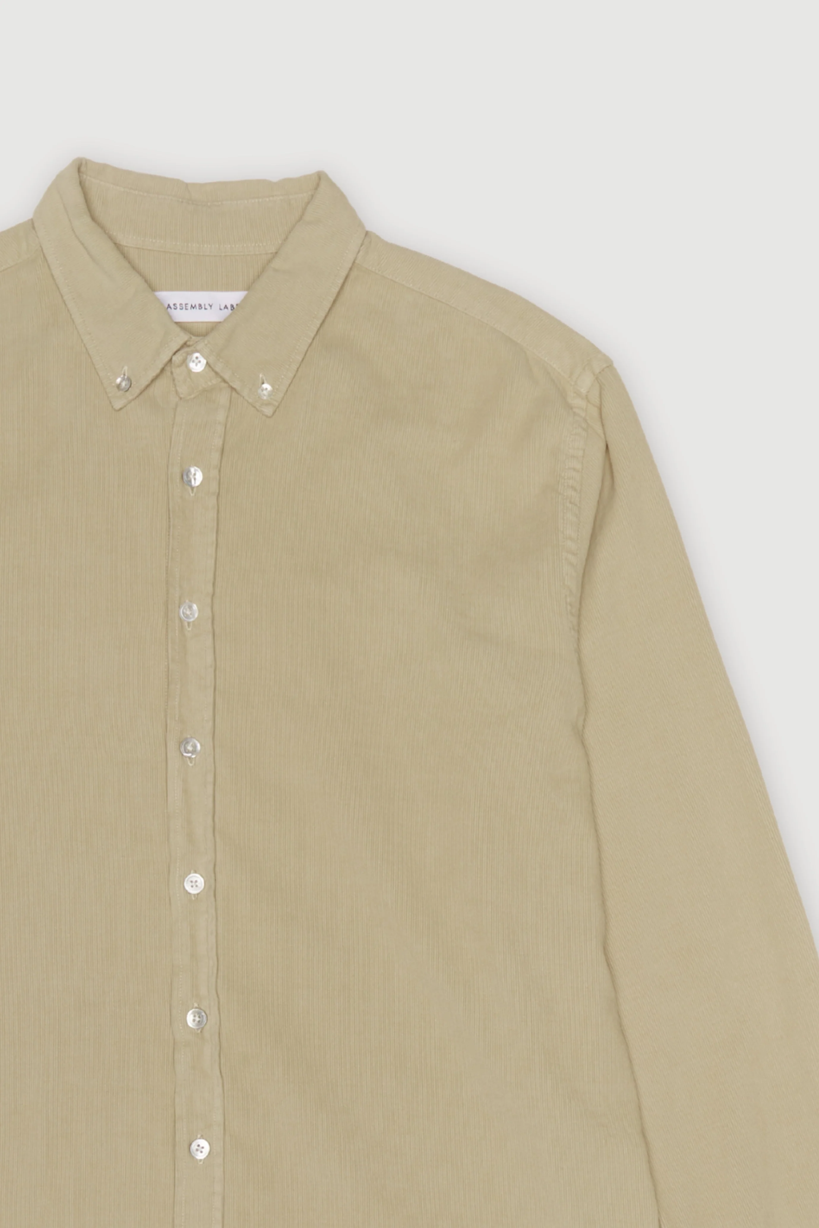 Re-Worn Mens Cotton Cord Long Sleeve Shirt - Image 2
