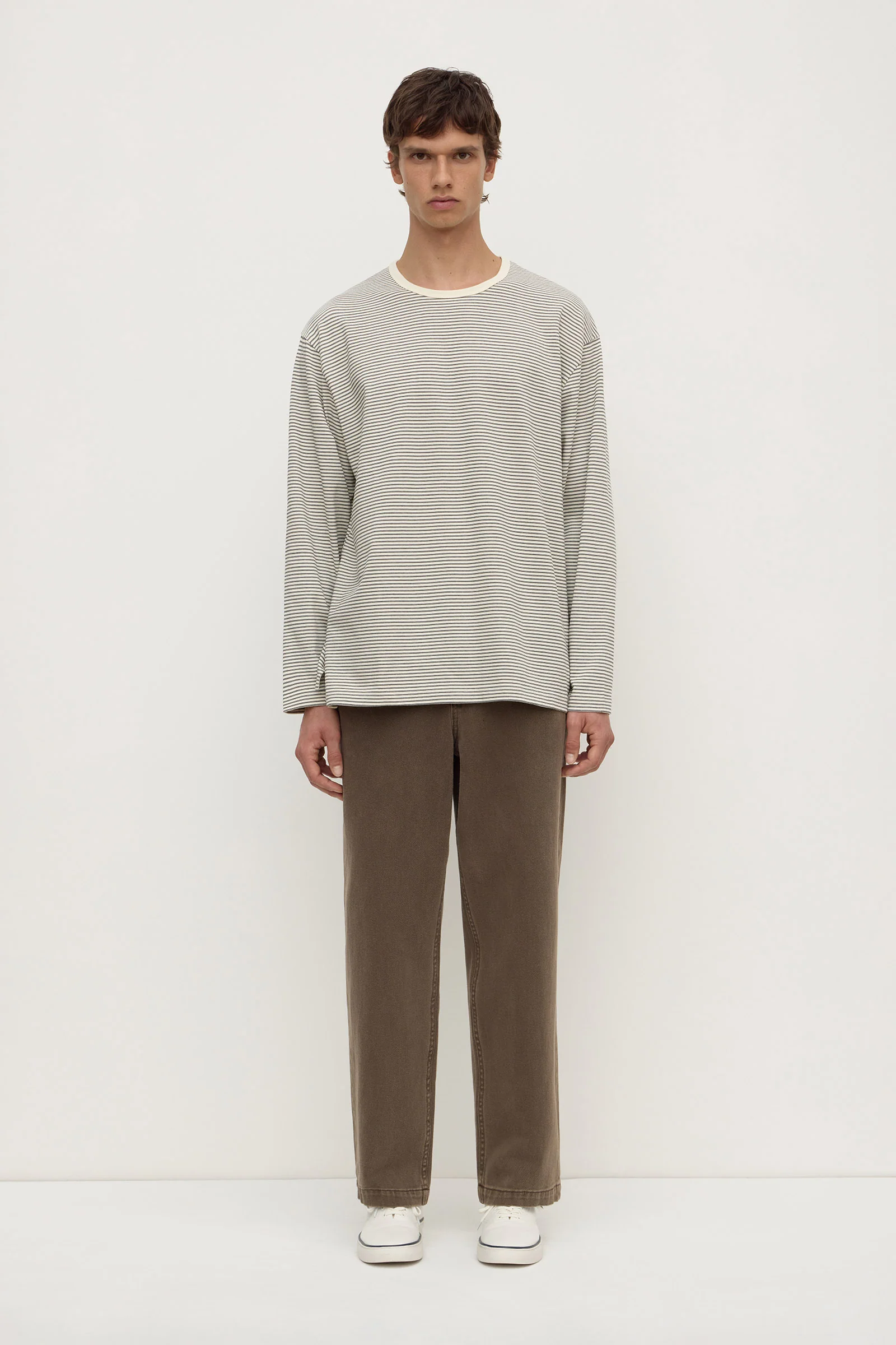 Malone Stripe Long Sleeve Tee - Image 3