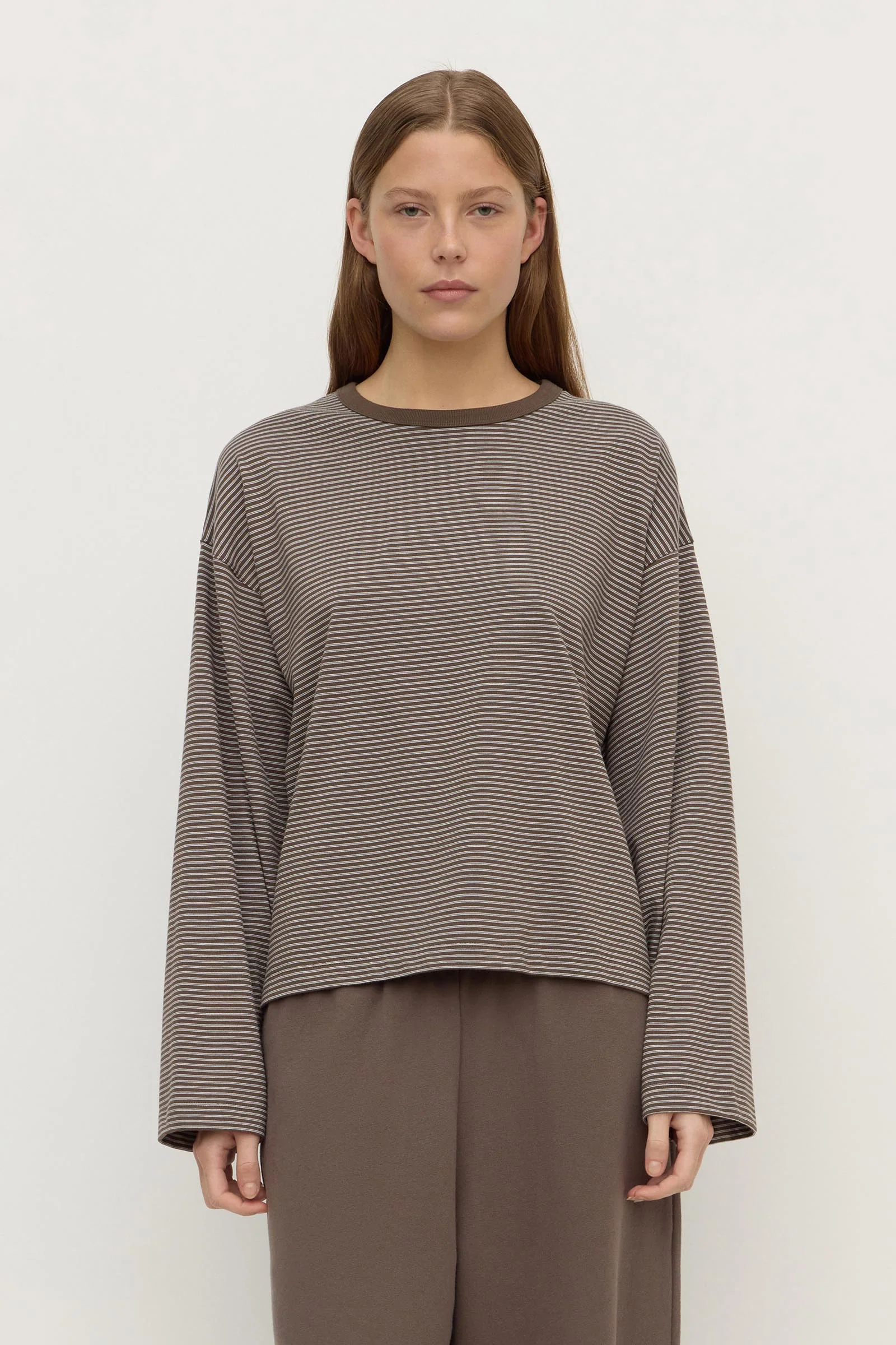 Malone Stripe Wide Sleeve Tee