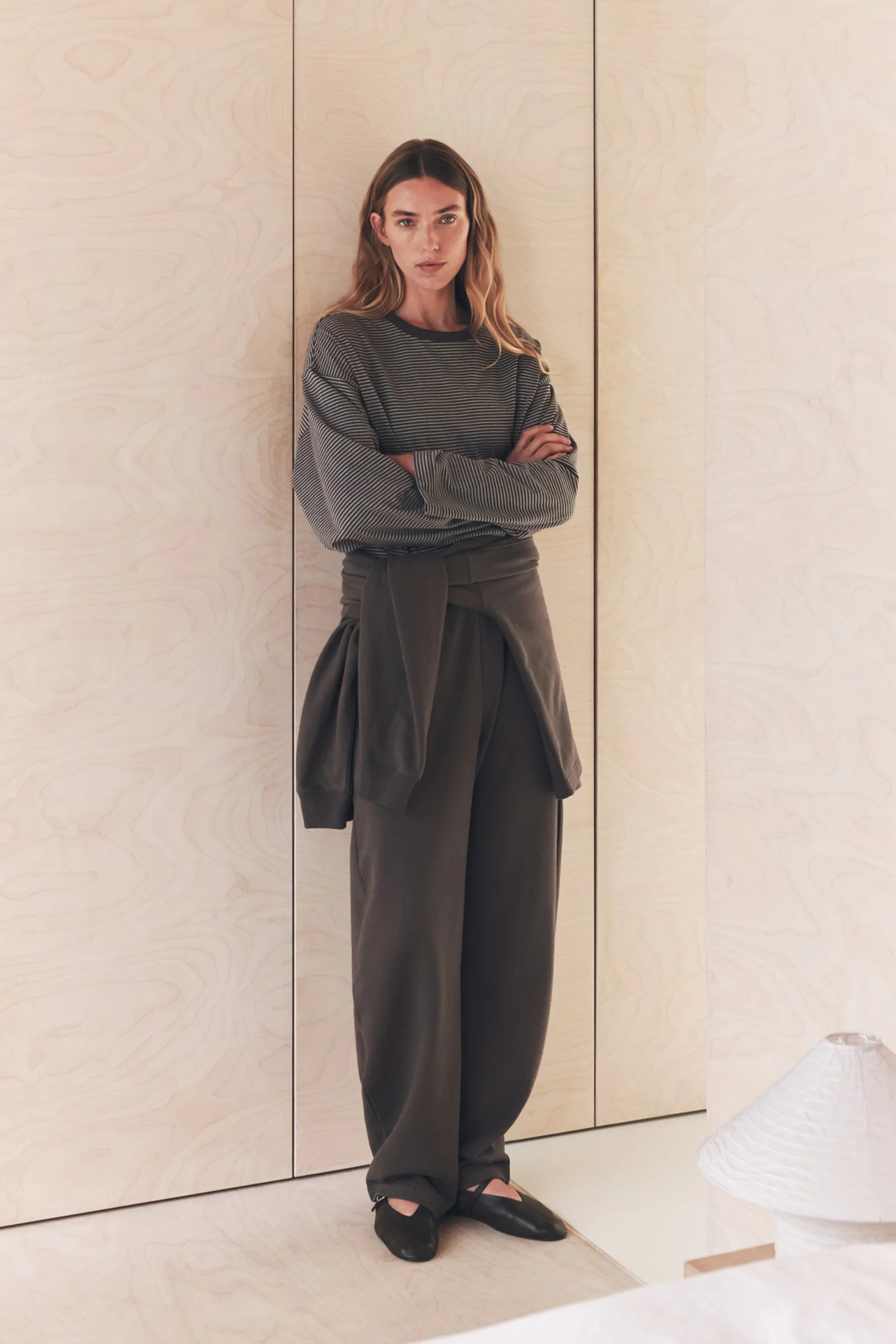 Malone Stripe Wide Sleeve Tee - Image 2
