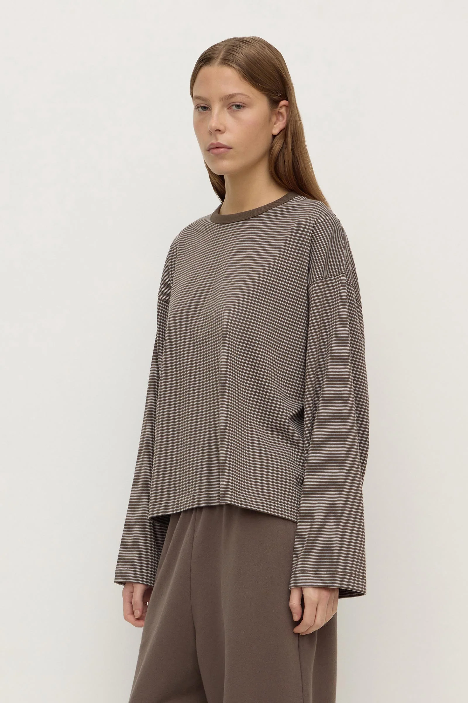 Malone Stripe Wide Sleeve Tee - Image 5