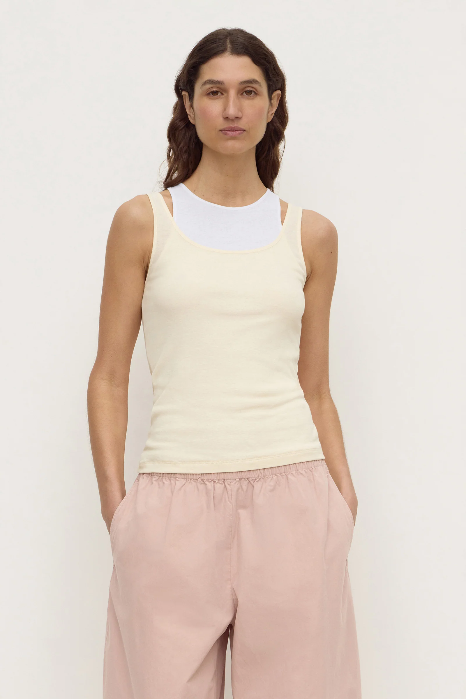 Mika Jersey Layered Tank