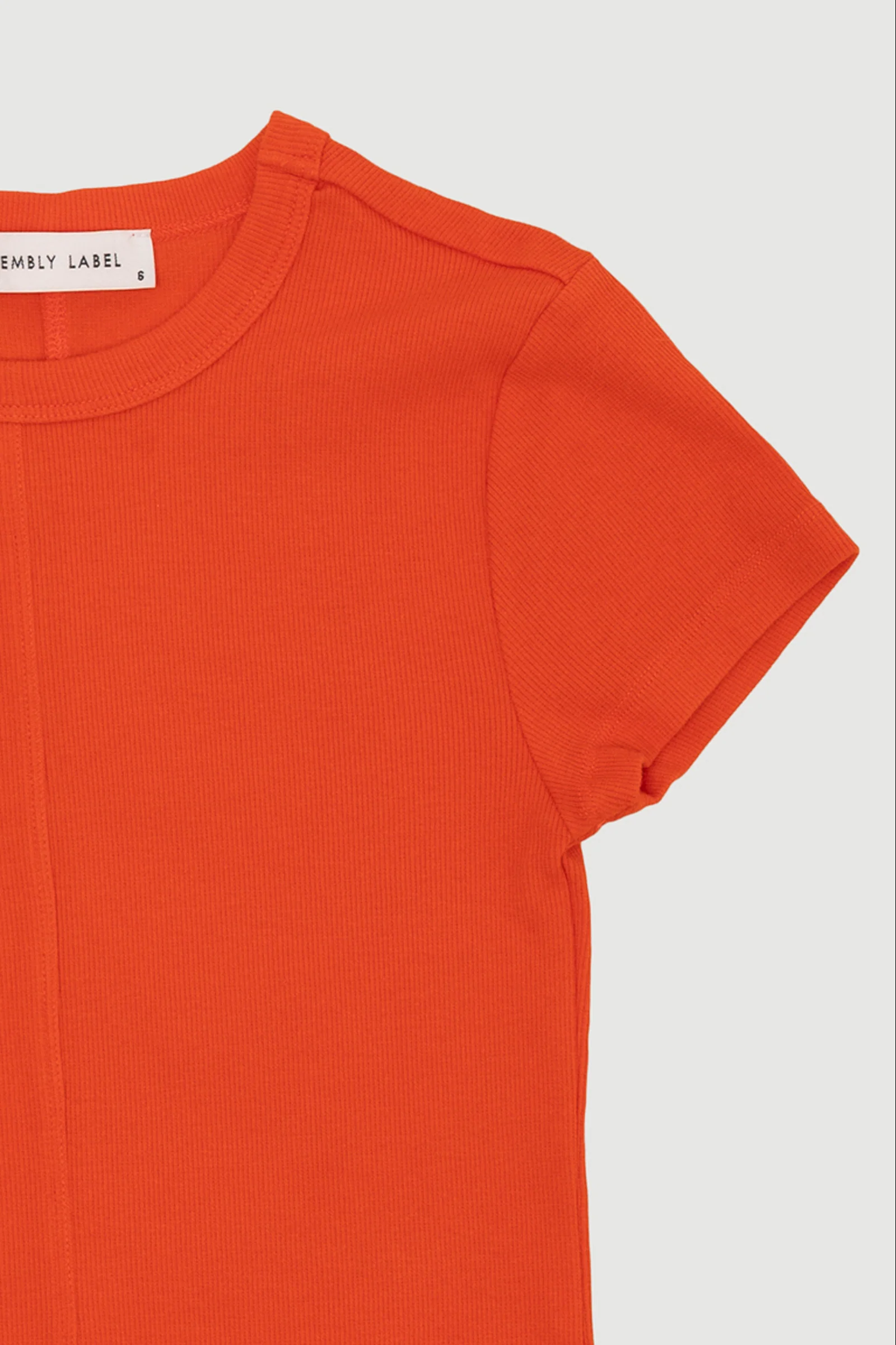 Re-Worn Womens Organic Cotton Yarn Blend Textured Tee - Image 2