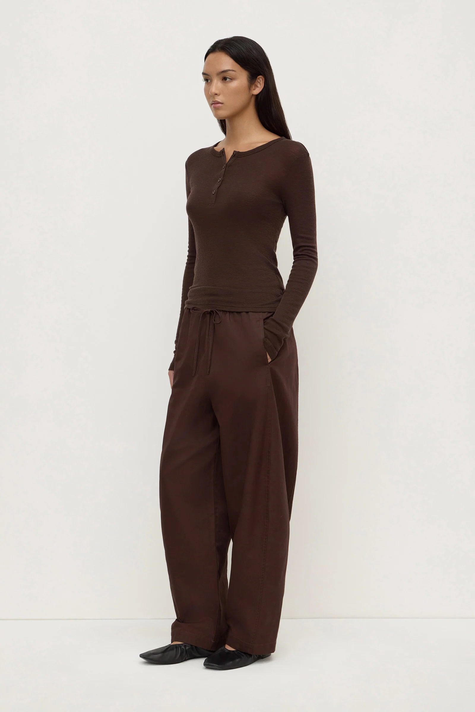 Nora Merino Wool Henley - Image 3