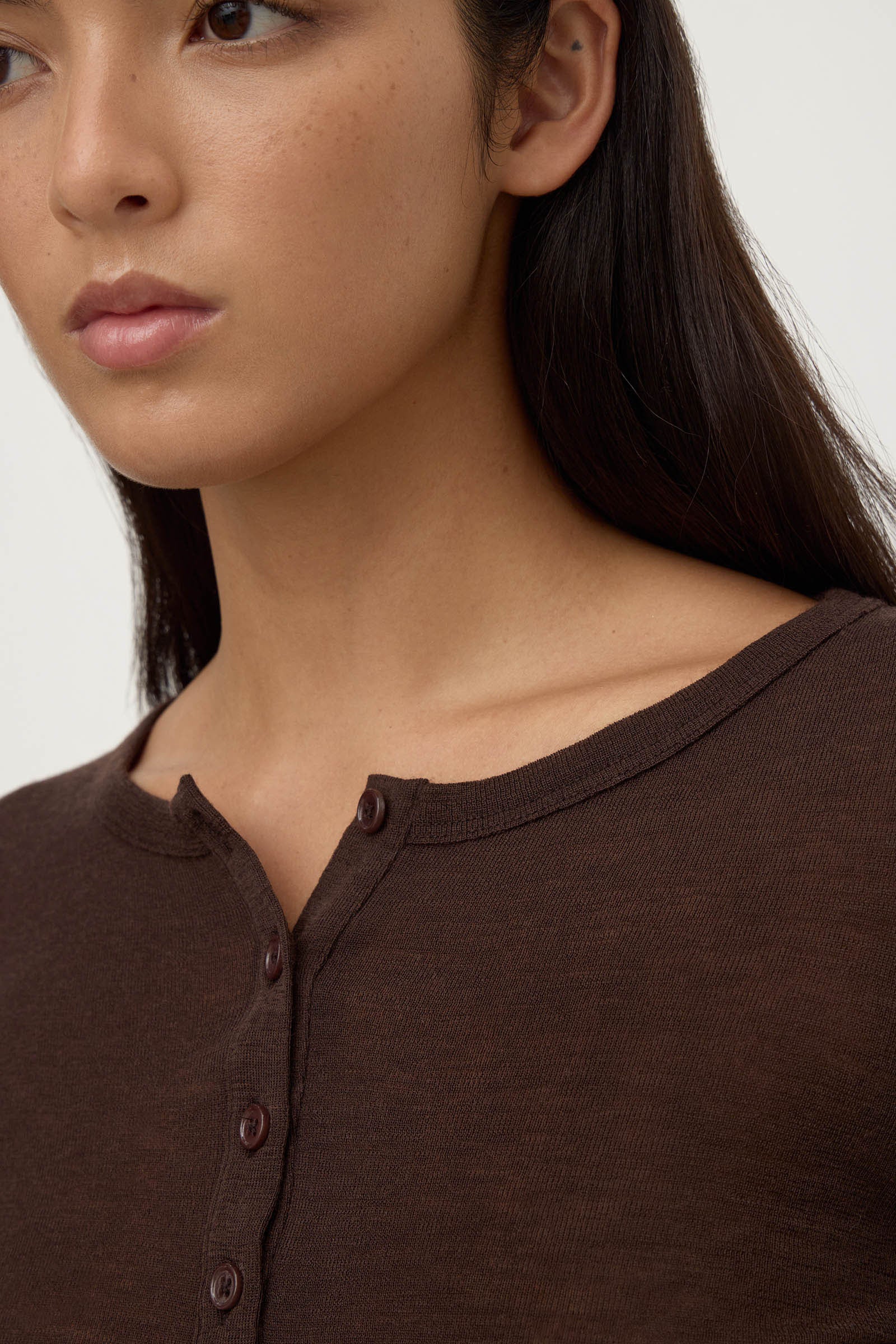 Nora Merino Wool Henley - Image 6