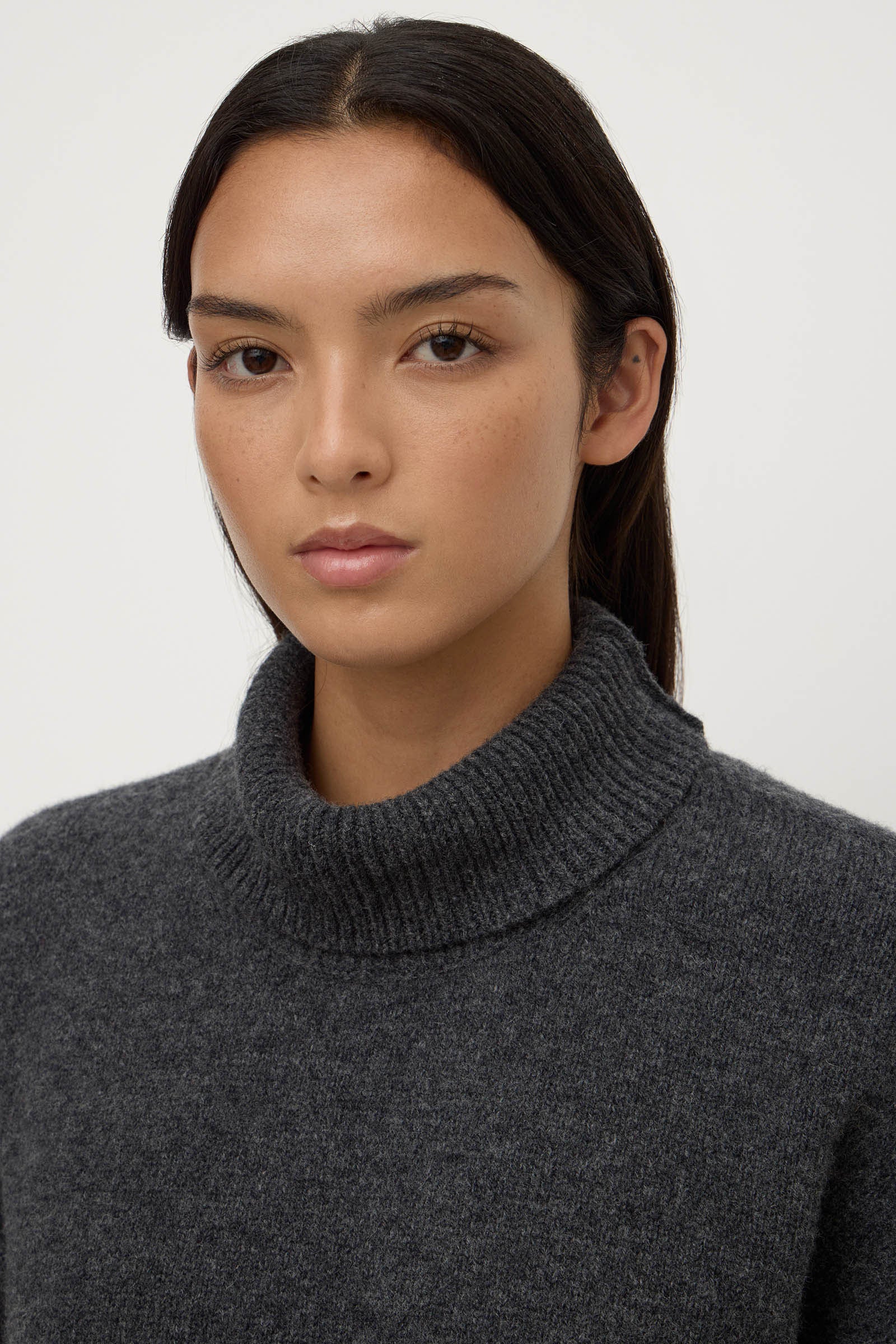 Paris Wool Cashmere Knit Turtleneck - Image 2
