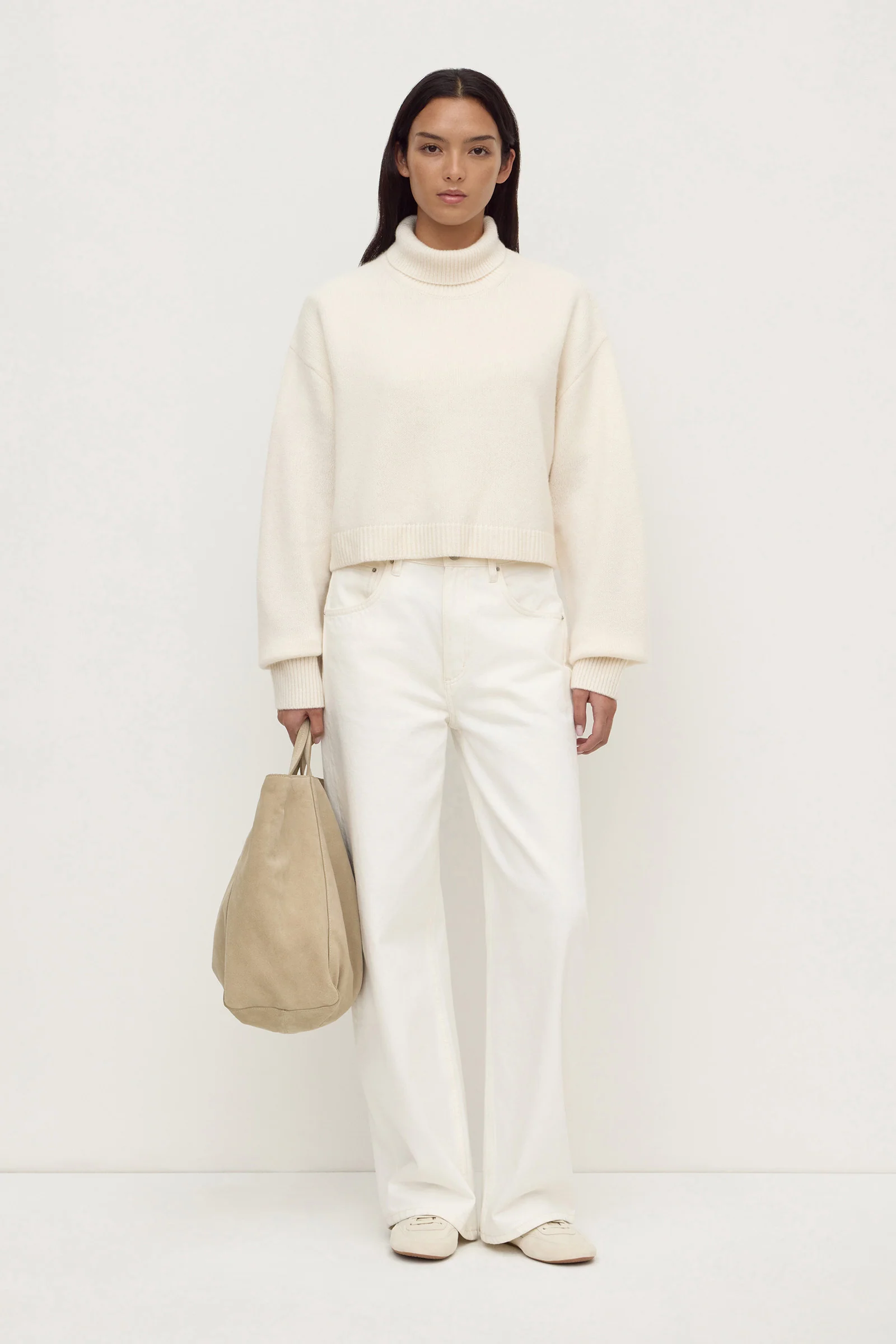 Paris Wool Cashmere Knit Turtleneck - Image 3