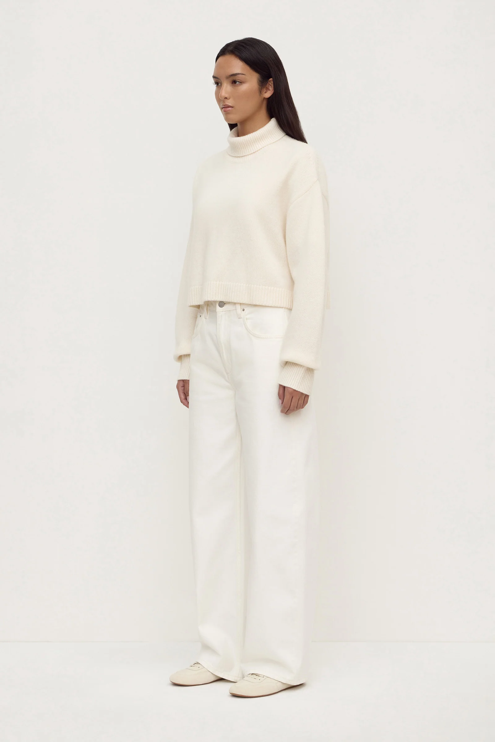 Paris Wool Cashmere Knit Turtleneck - Image 4