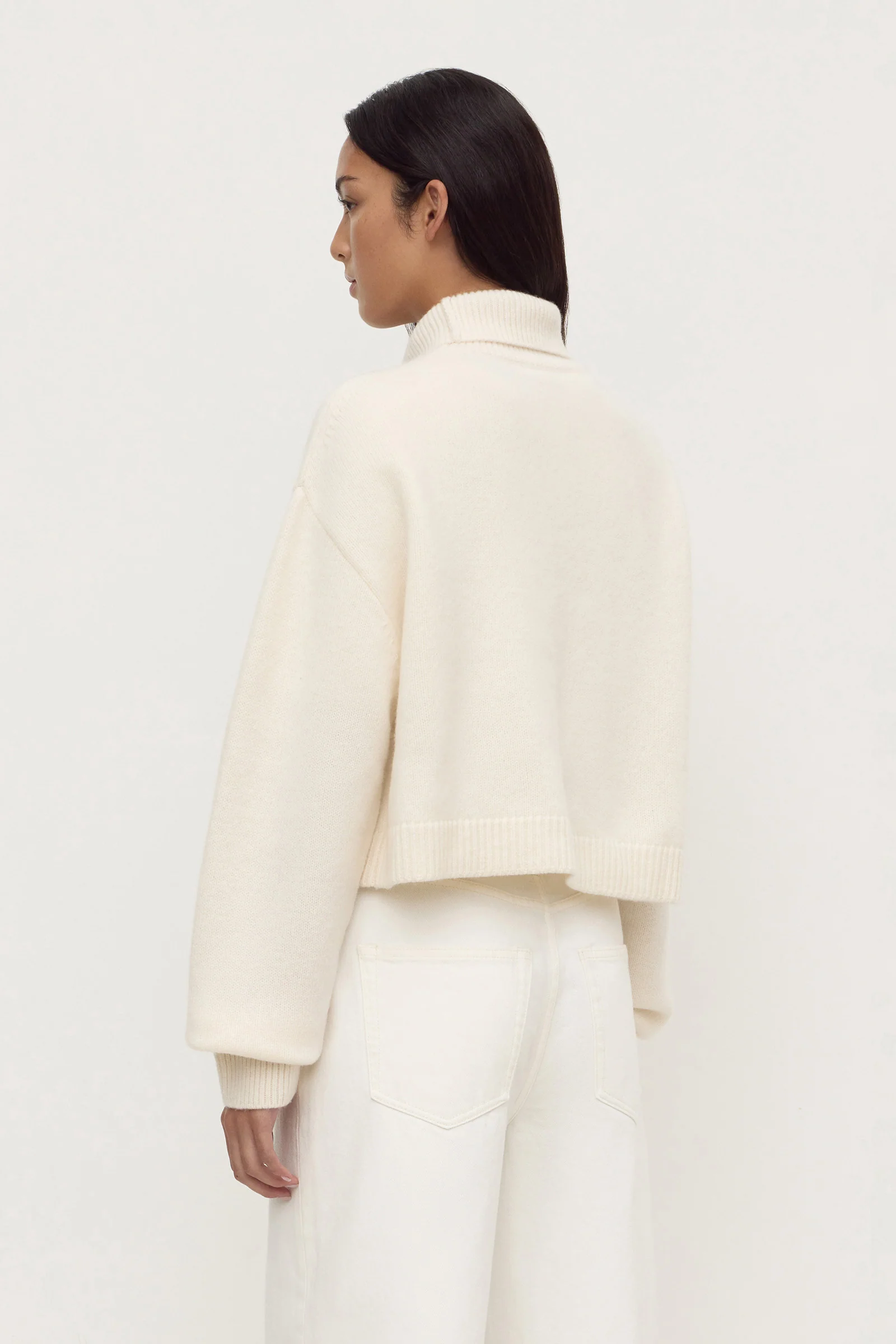 Paris Wool Cashmere Knit Turtleneck - Image 5