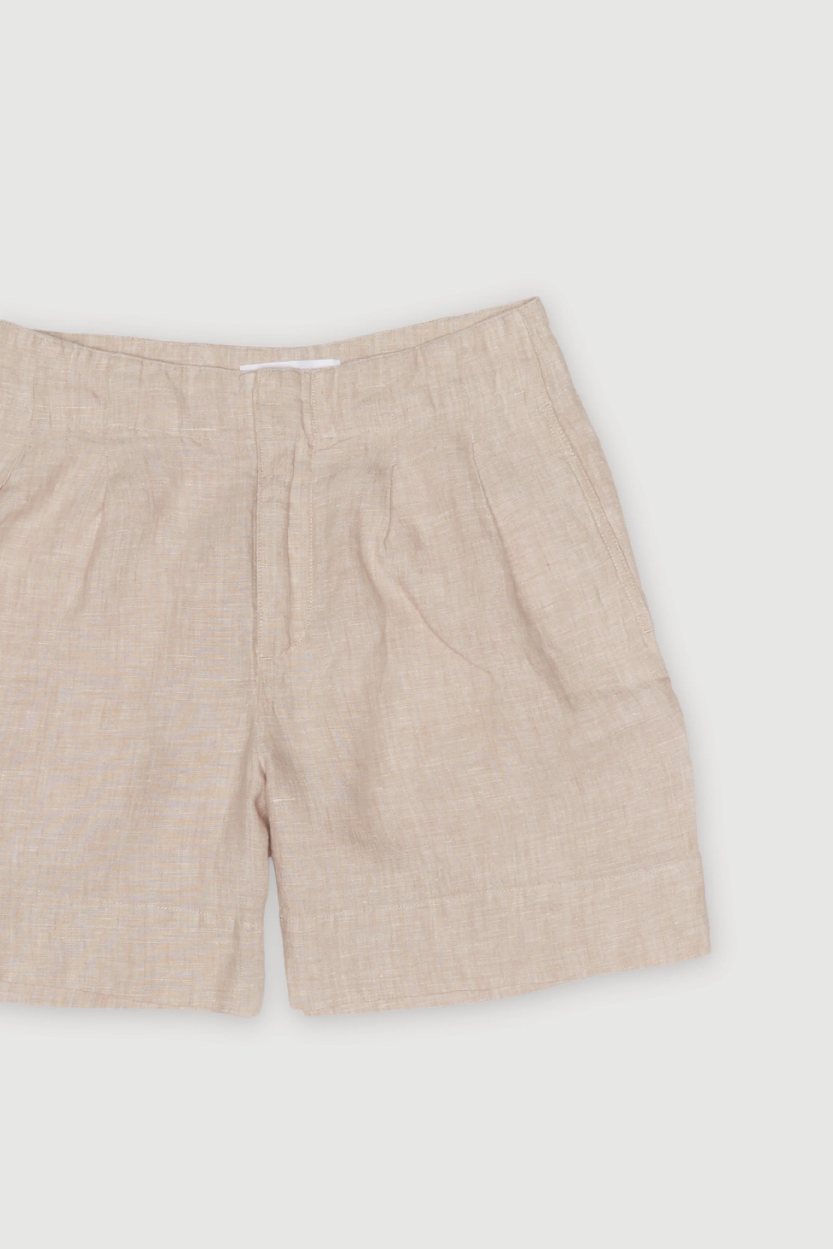 Re-Worn Womens Linen Textured Relaxed Short - Image 2