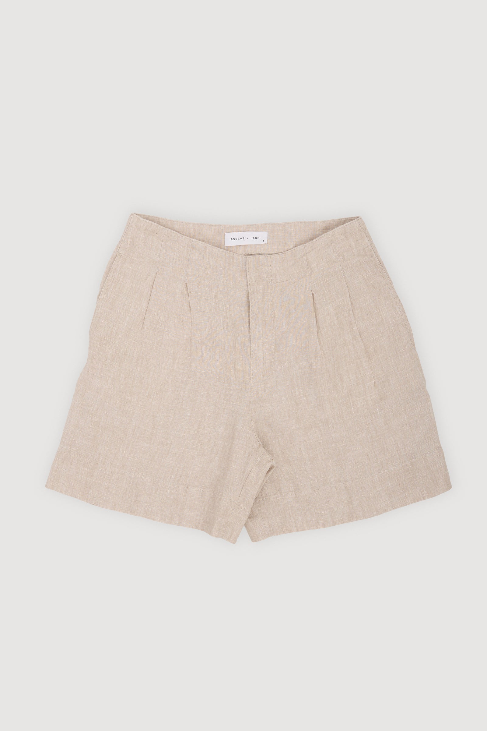 Re-Worn Womens Linen Relaxed Short