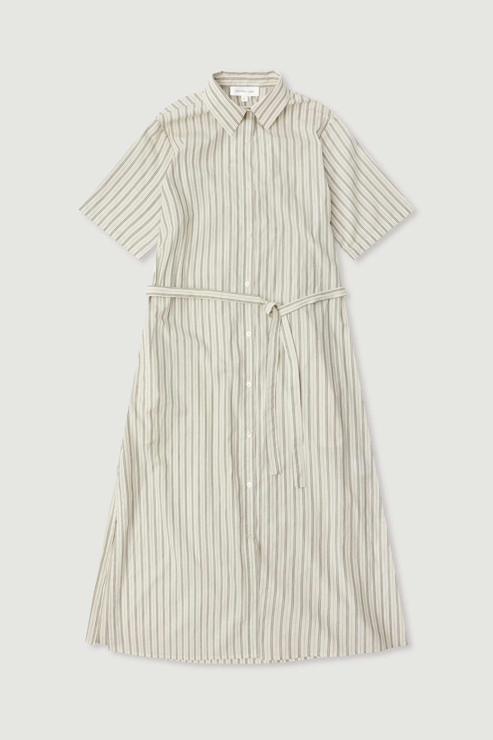 Ria Stripe Midi Shirt Dress - Image 7