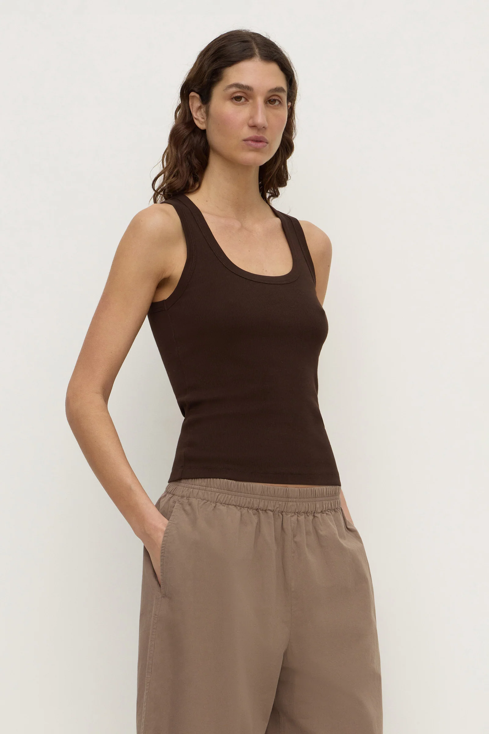 Robyn Scoop Neck Rib Tank - Image 5