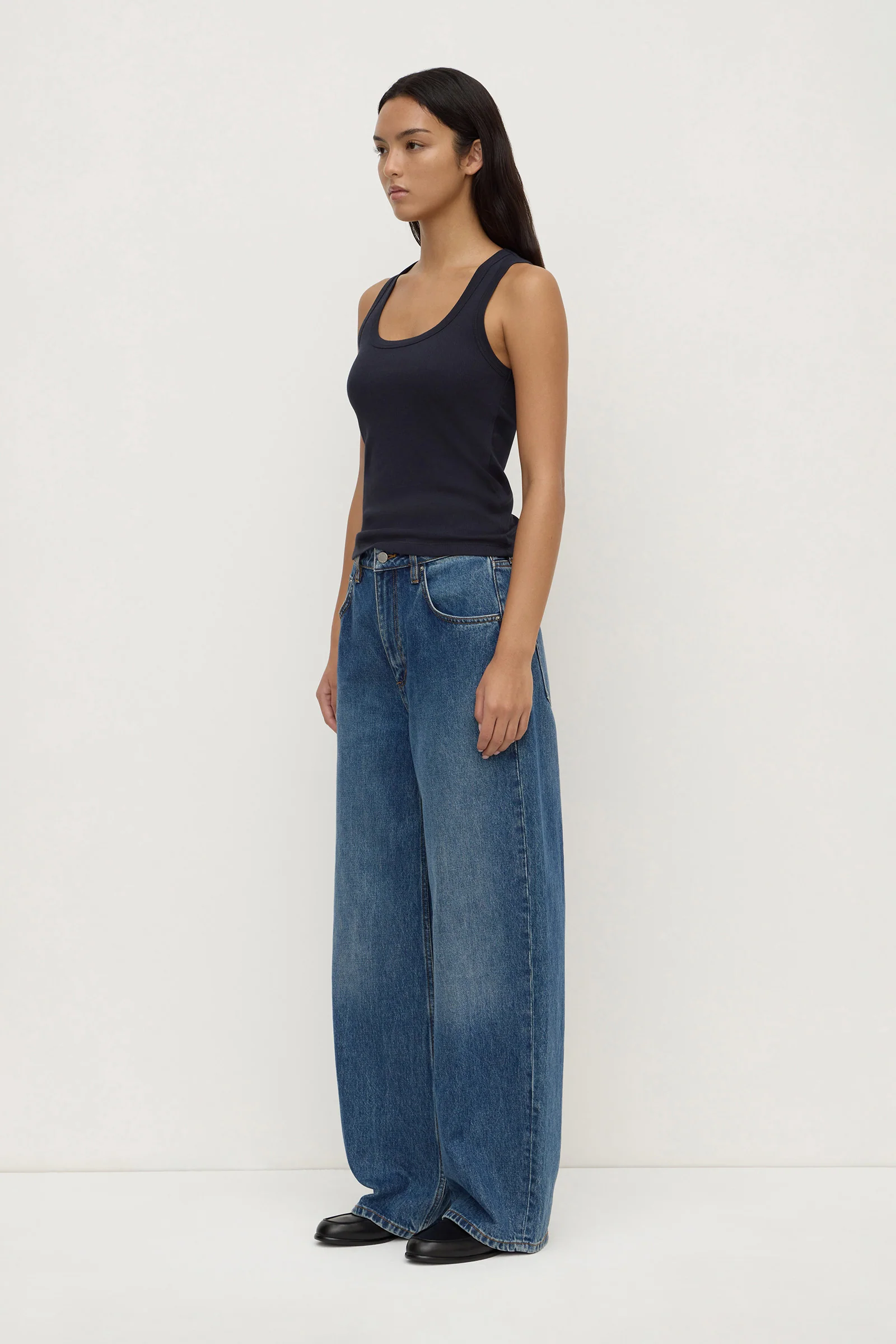 Robyn Scoop Neck Rib Tank - Image 4
