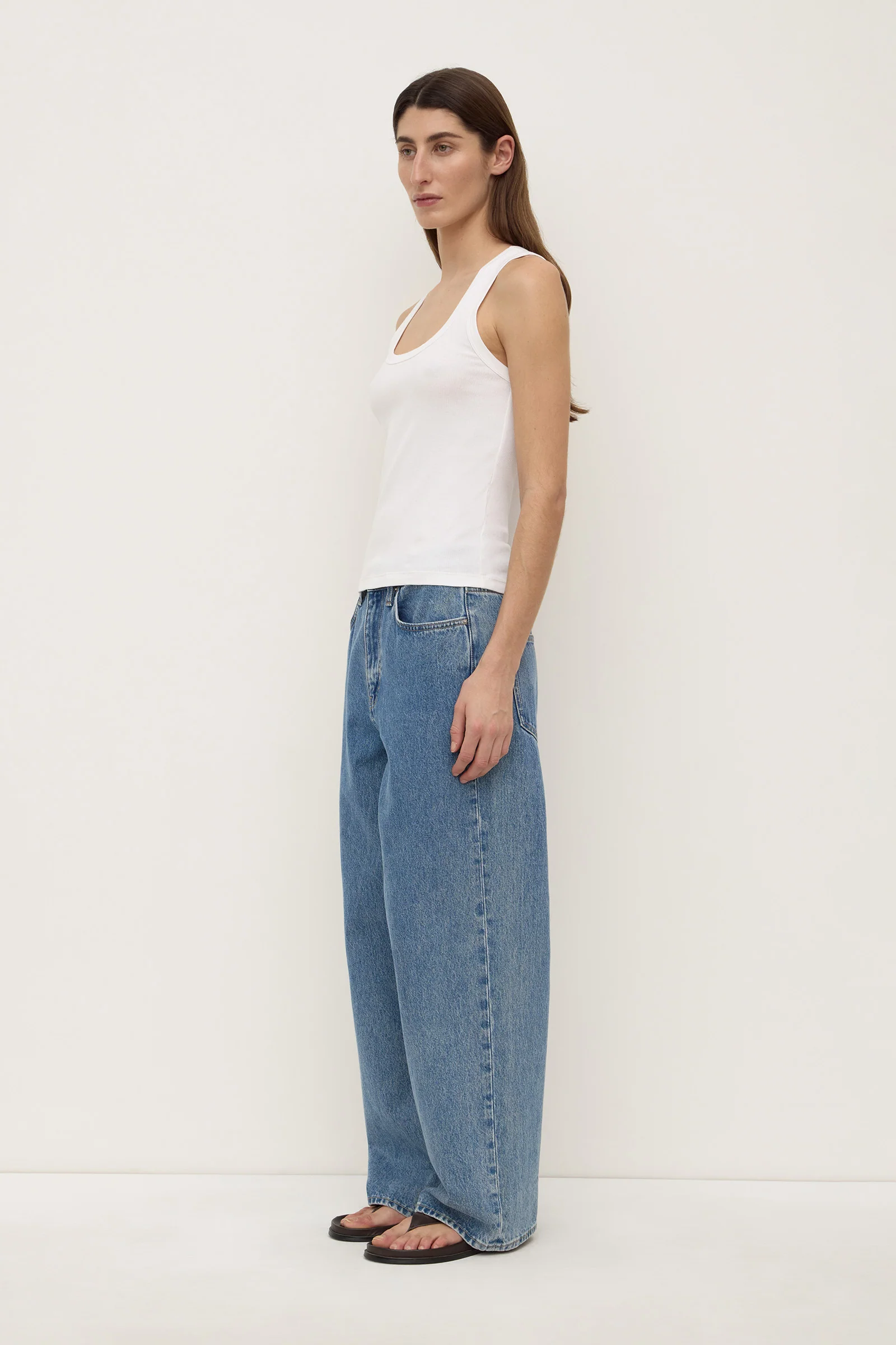 Robyn Scoop Neck Rib Tank - Image 4