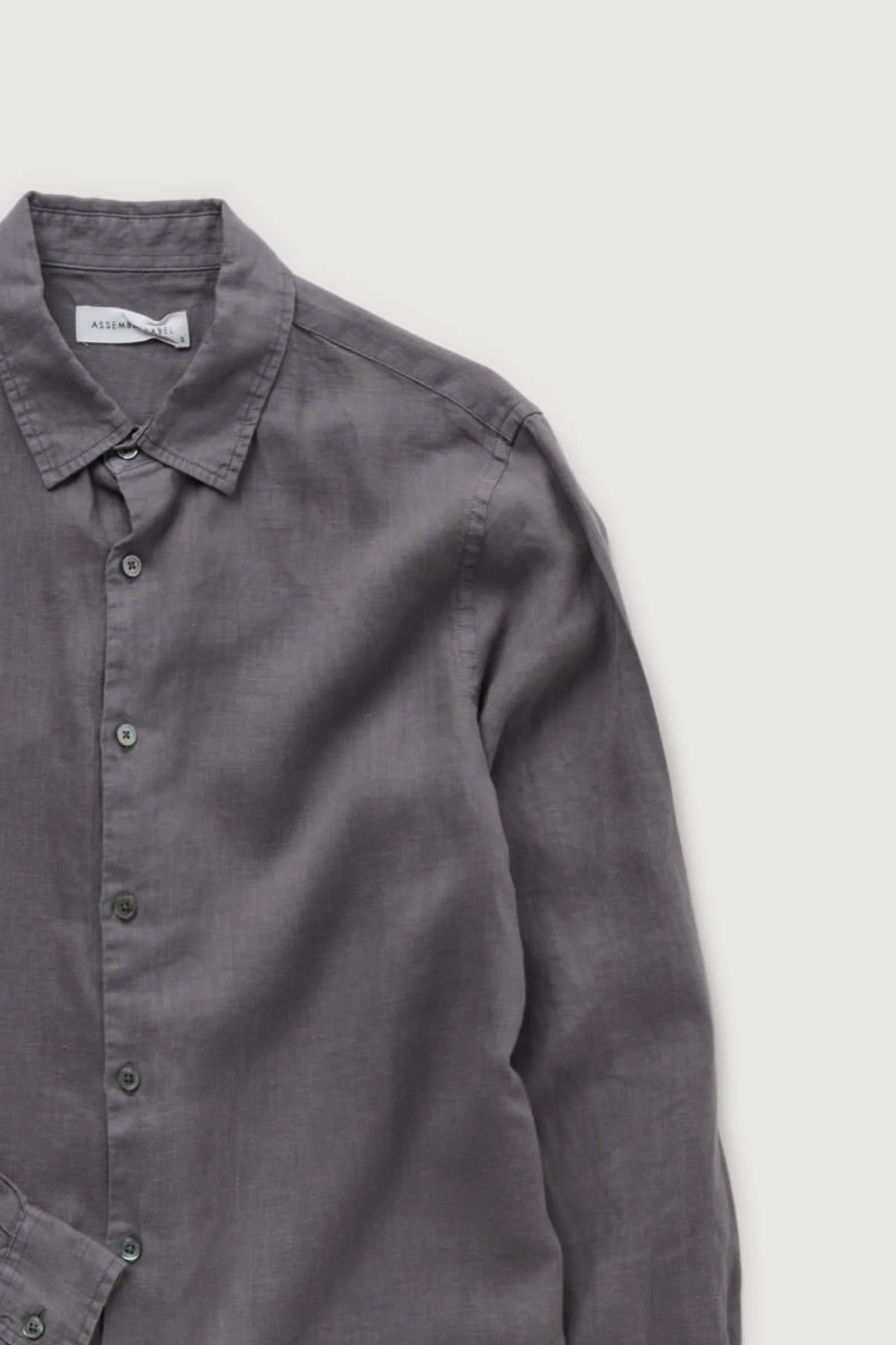 Re-Worn Mens Linen Textured Shirt - Image 2