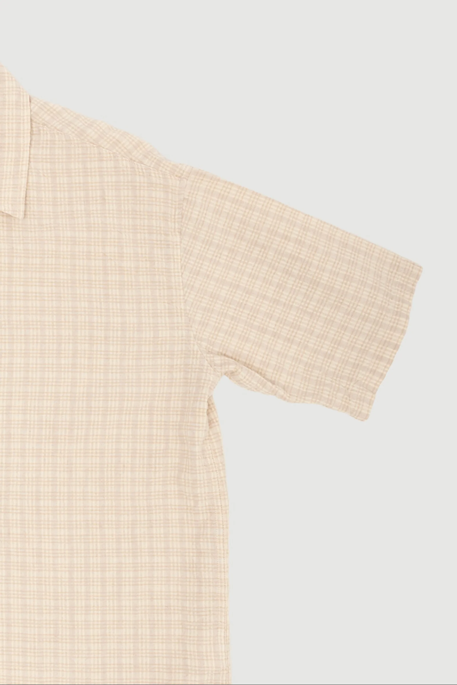 Re-Worn Mens Linen Blend Short Sleeve Shirt - Image 2