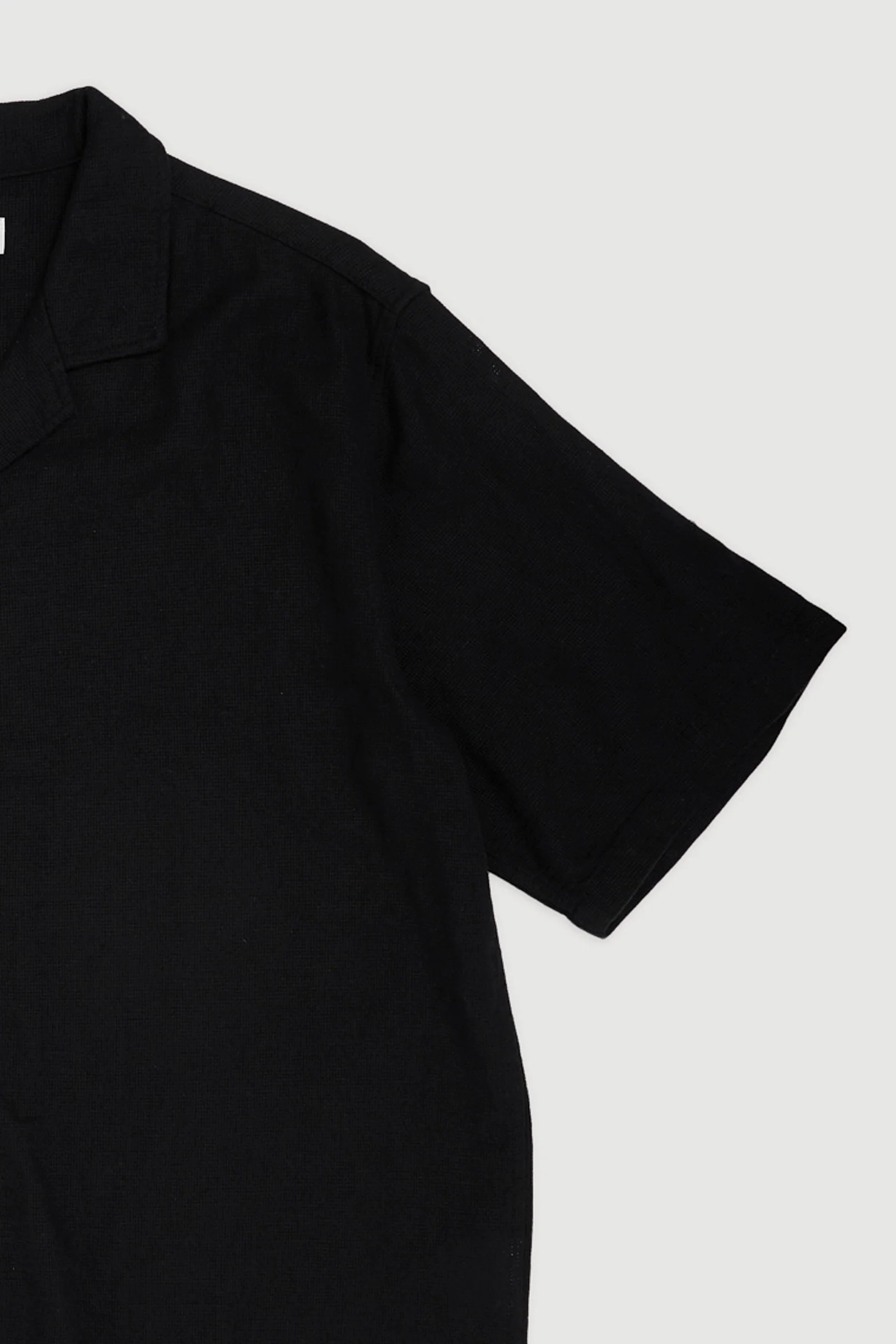 Re-Worn Mens Linen Blend Short Sleeve Shirt - Image 2