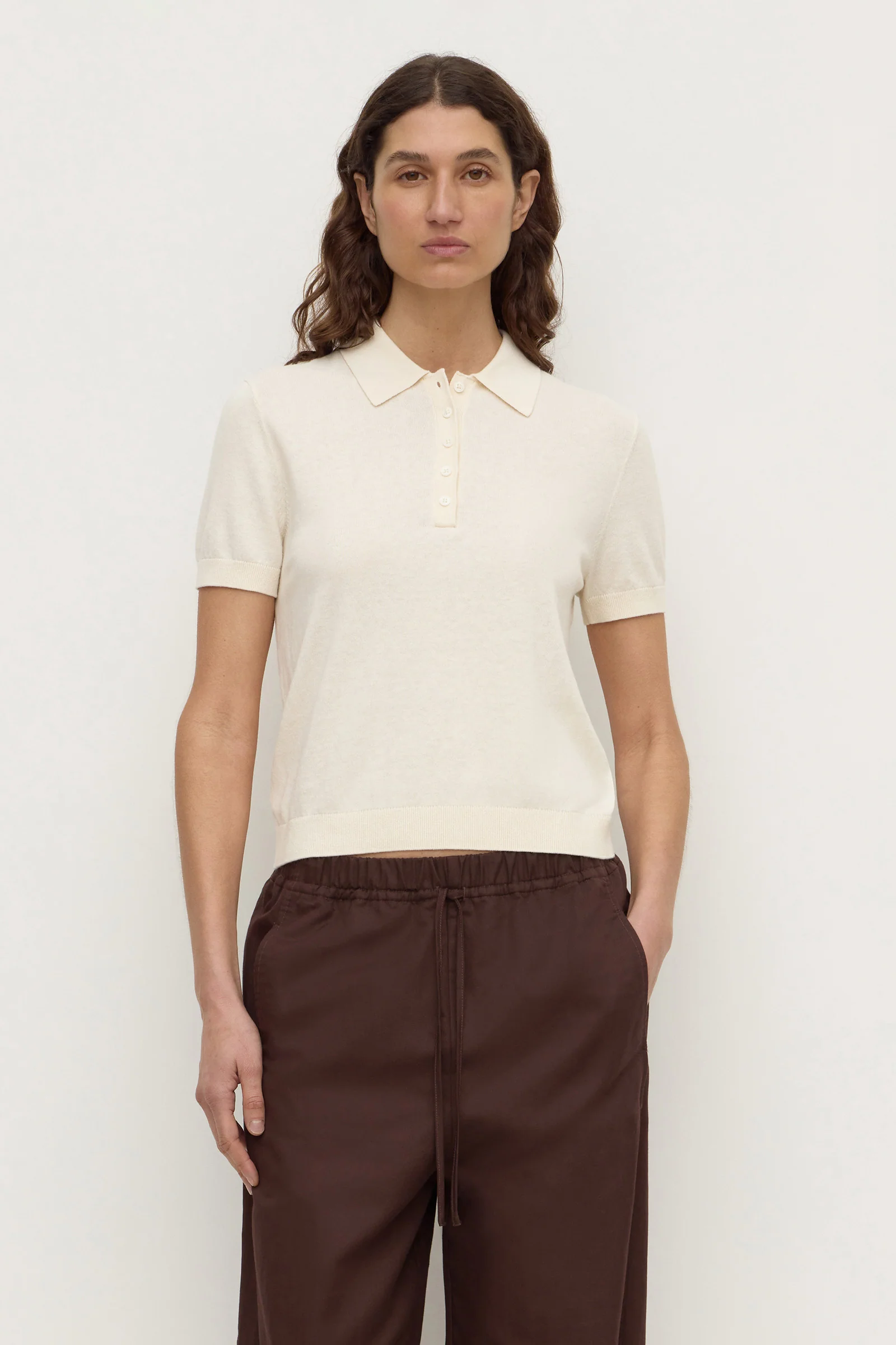 Sloane Cotton Cashmere Polo