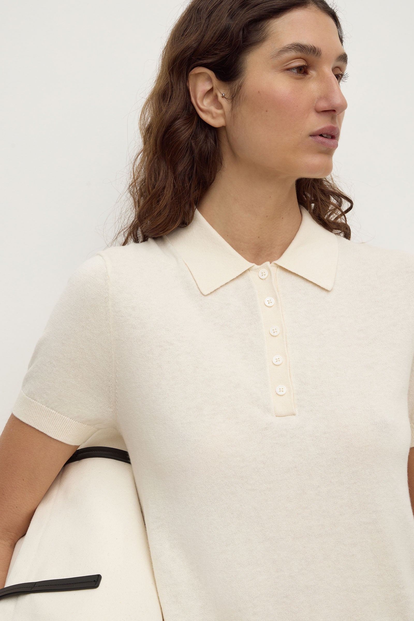 Sloane Cotton Cashmere Polo - Image 2